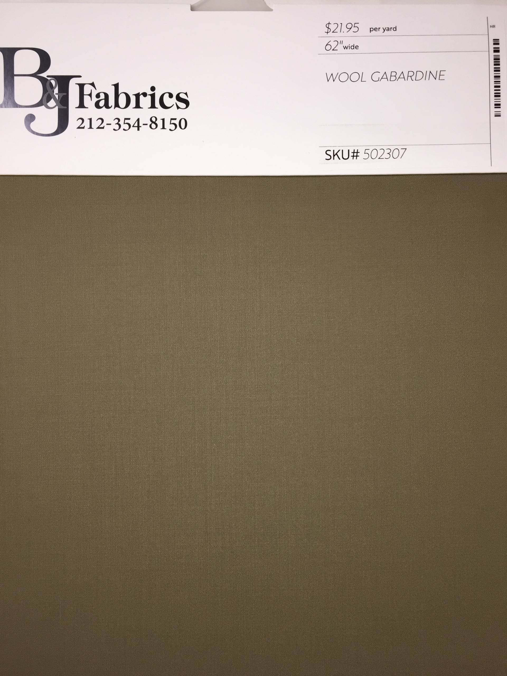Wool Gabardine