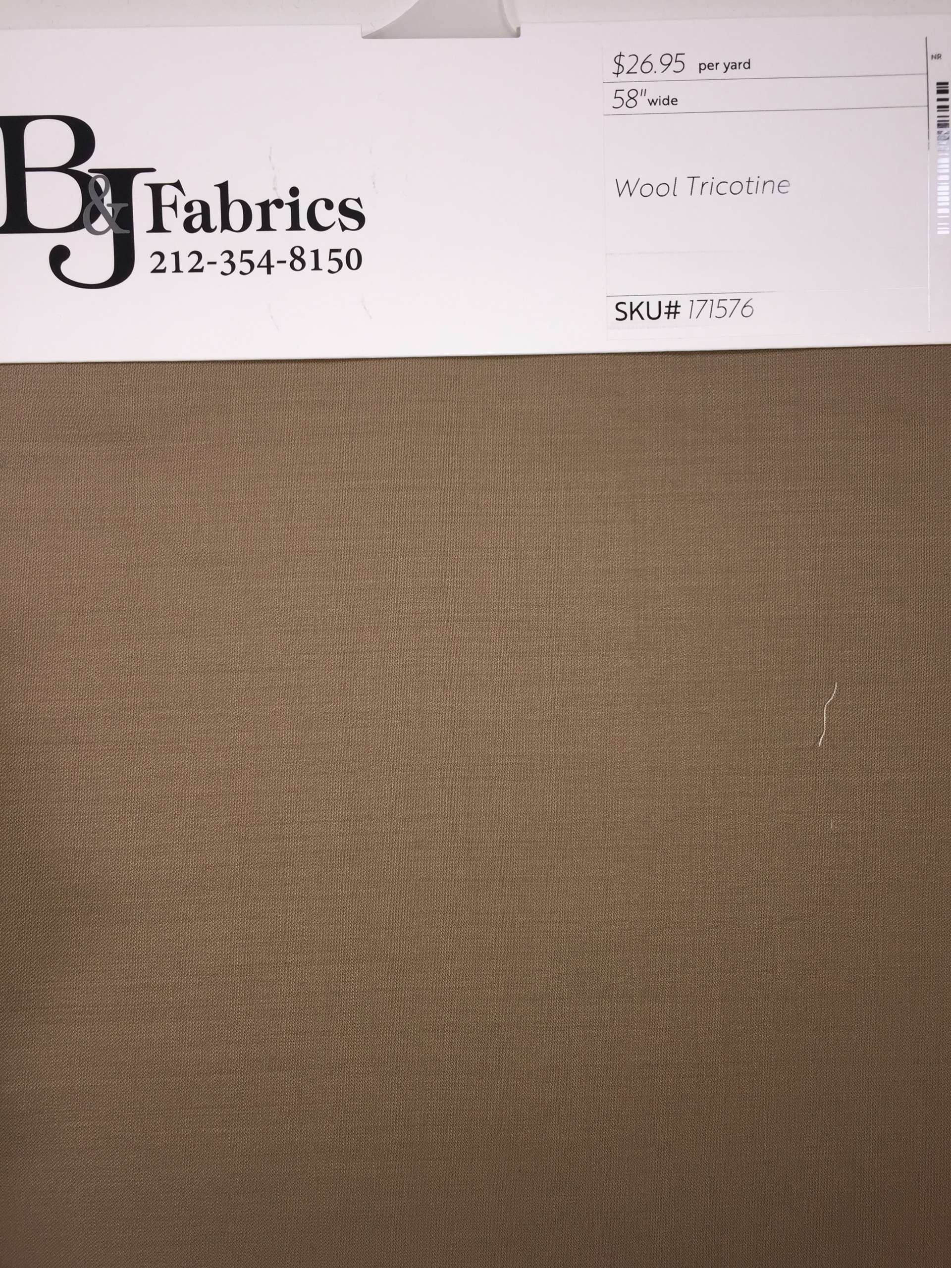 Wool Tricotine