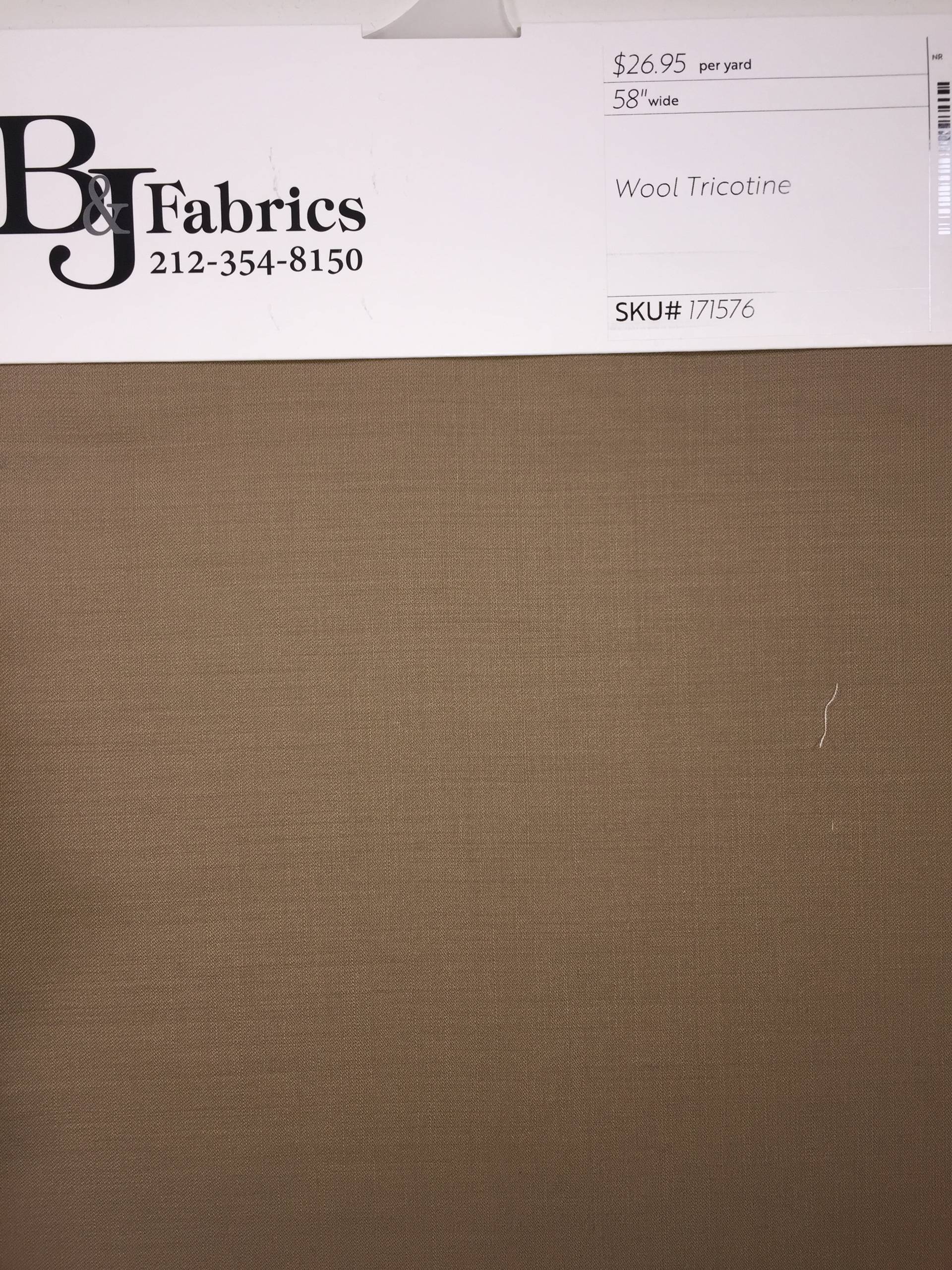 Wool Tricotine