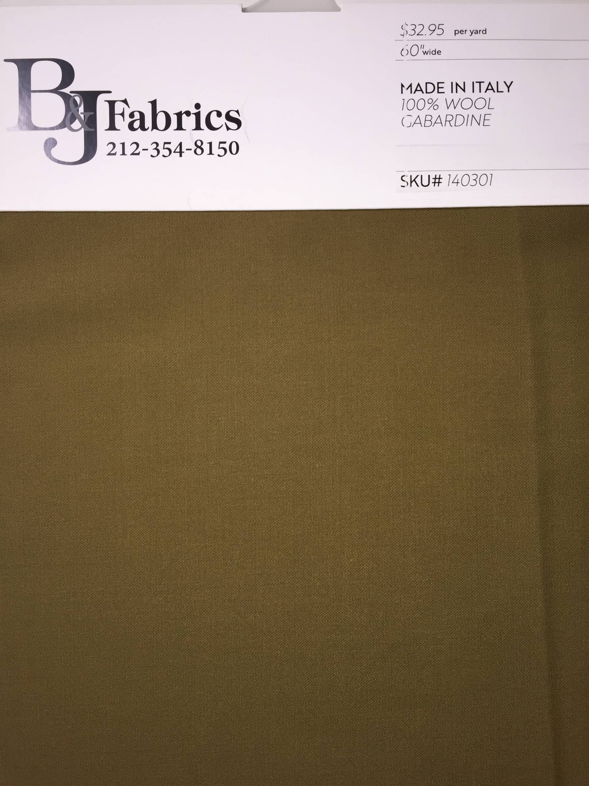 DNP ITALIAN WOOL GABARDINE