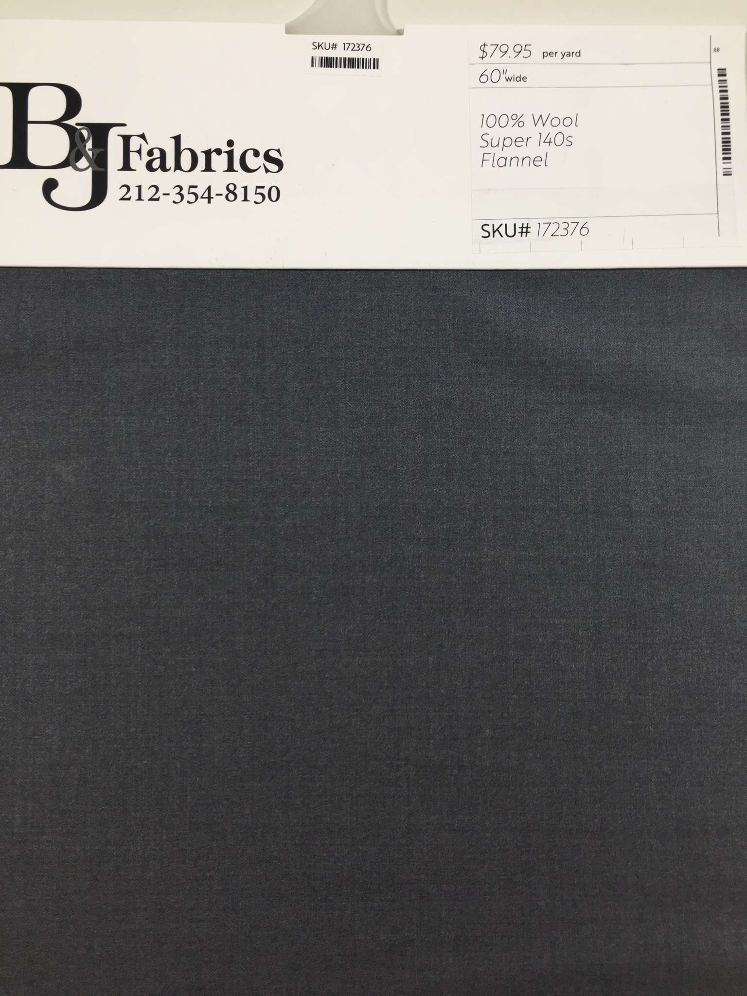 100% Wool Super 140s Flannel