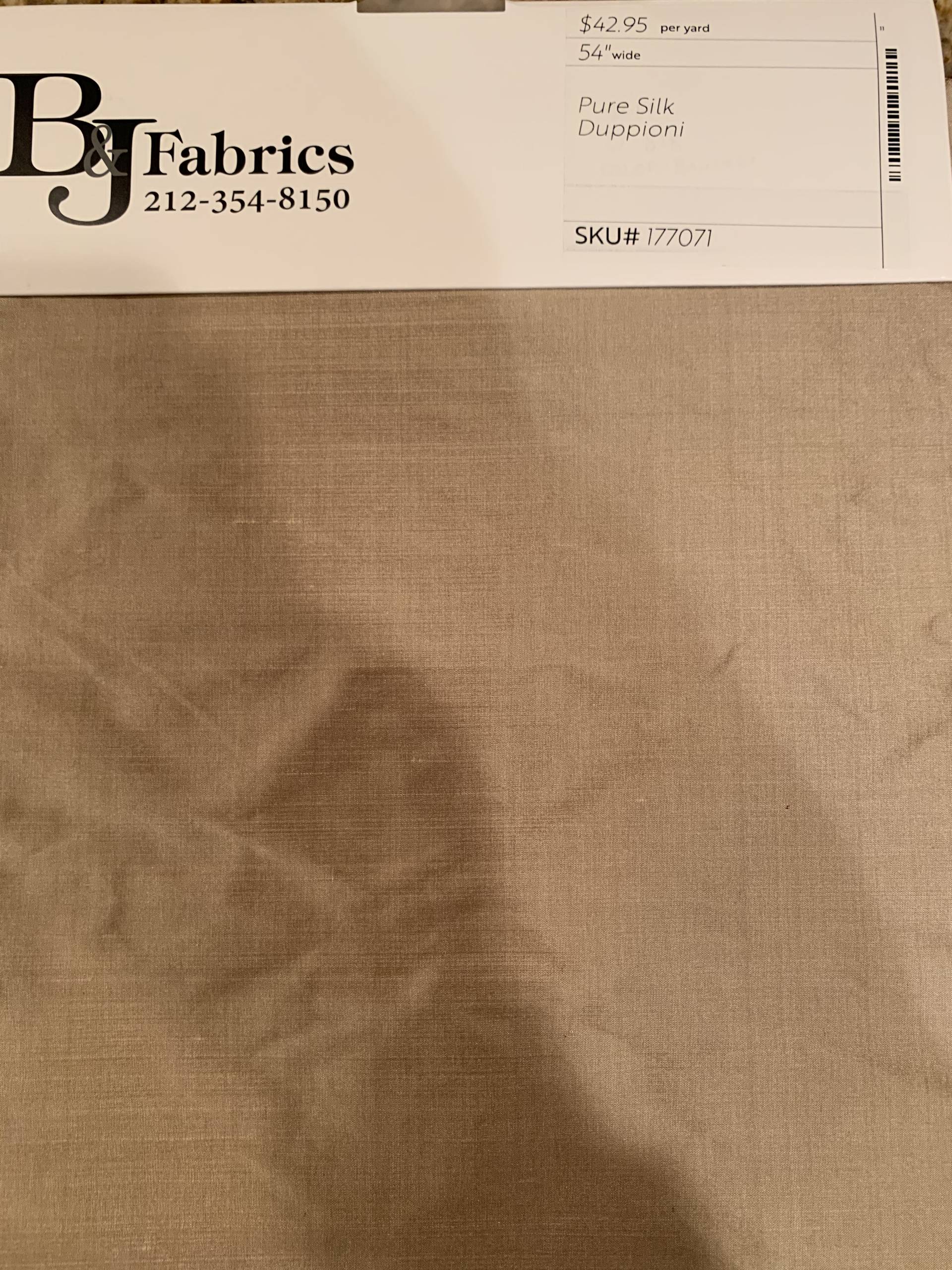 Pure Silk Duppioni