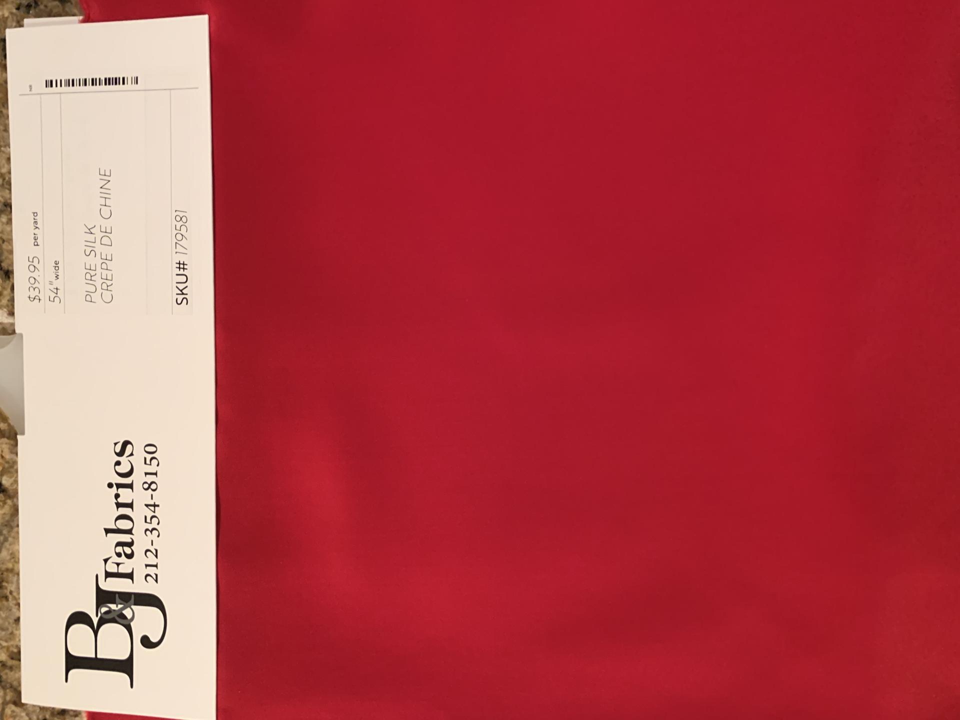 Pure Silk Crepe de Chine