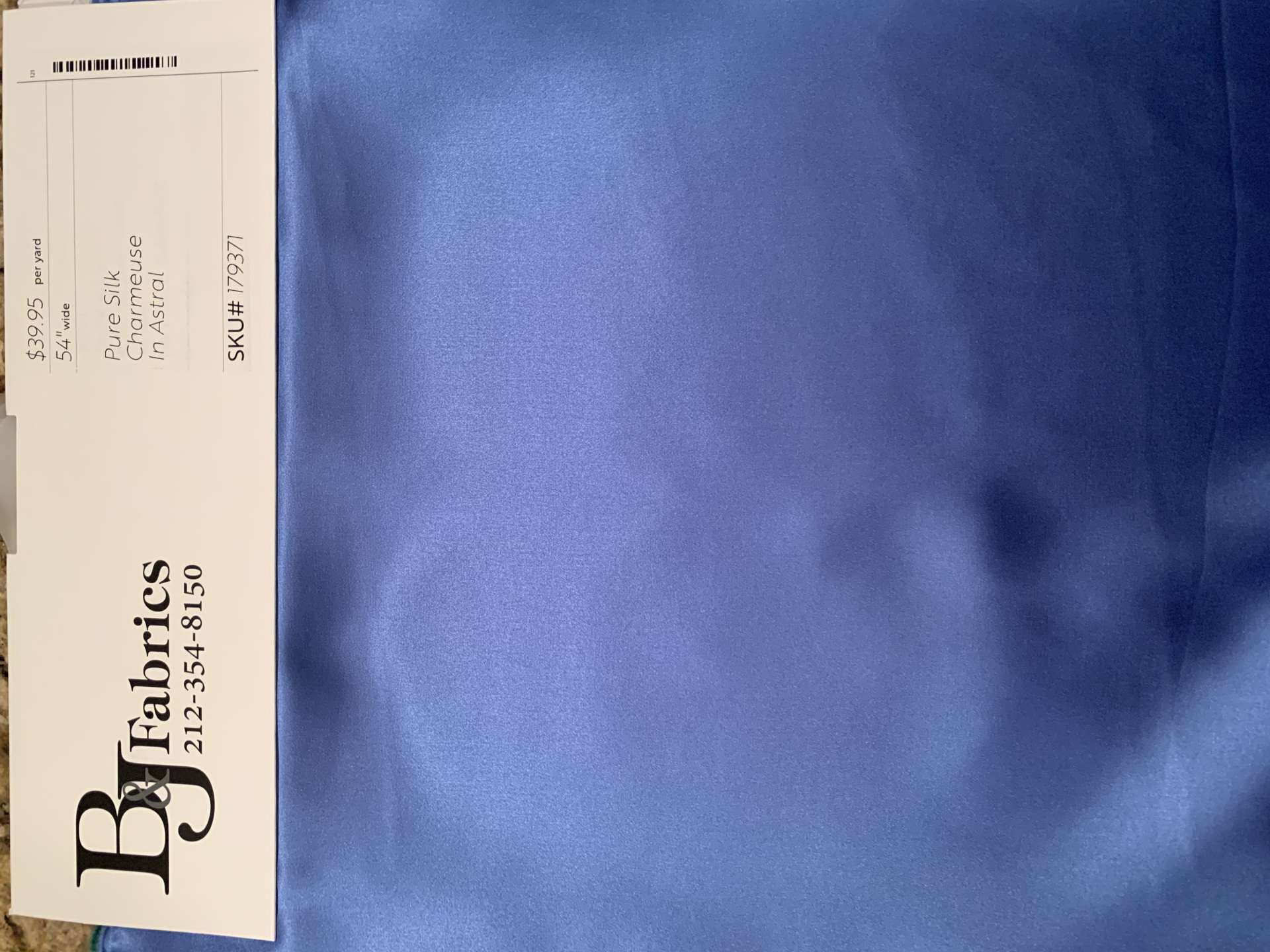 Pure Silk Charmeuse In Astral (19 momme)