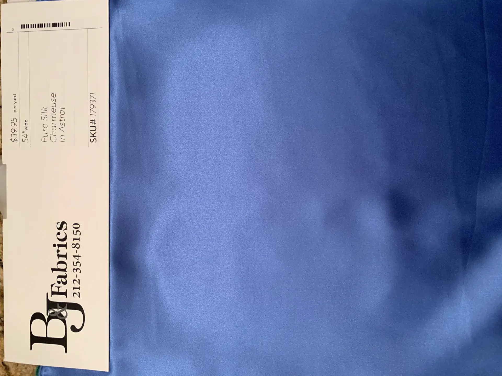 Pure Silk Charmeuse In Astral (19 momme)