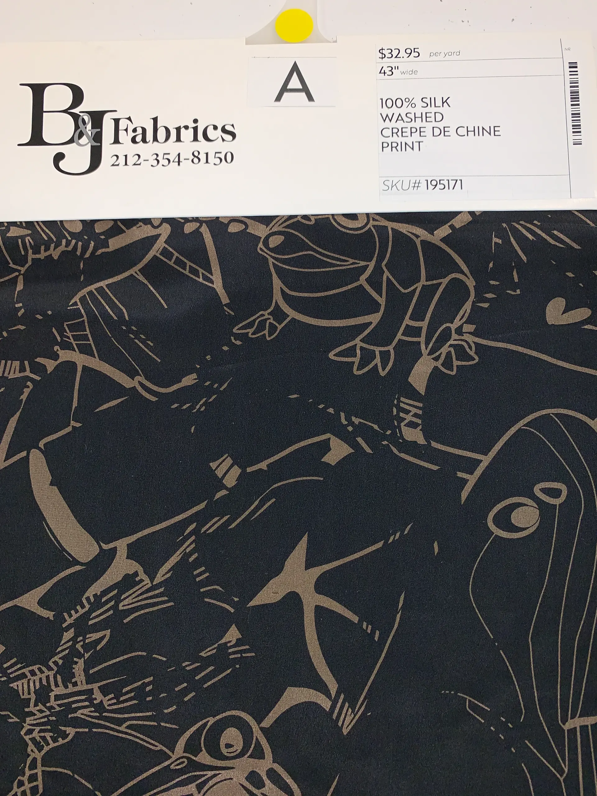 100% SILK WASHED CREPE DE CHINE PRINT