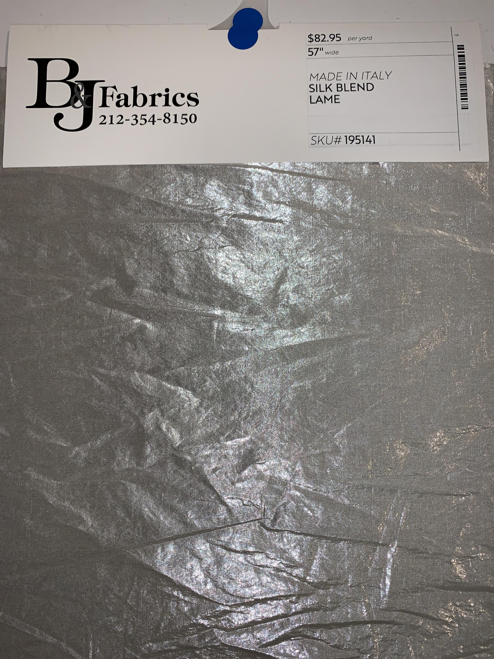 MADE IN ITALY SILK BLEND LAME