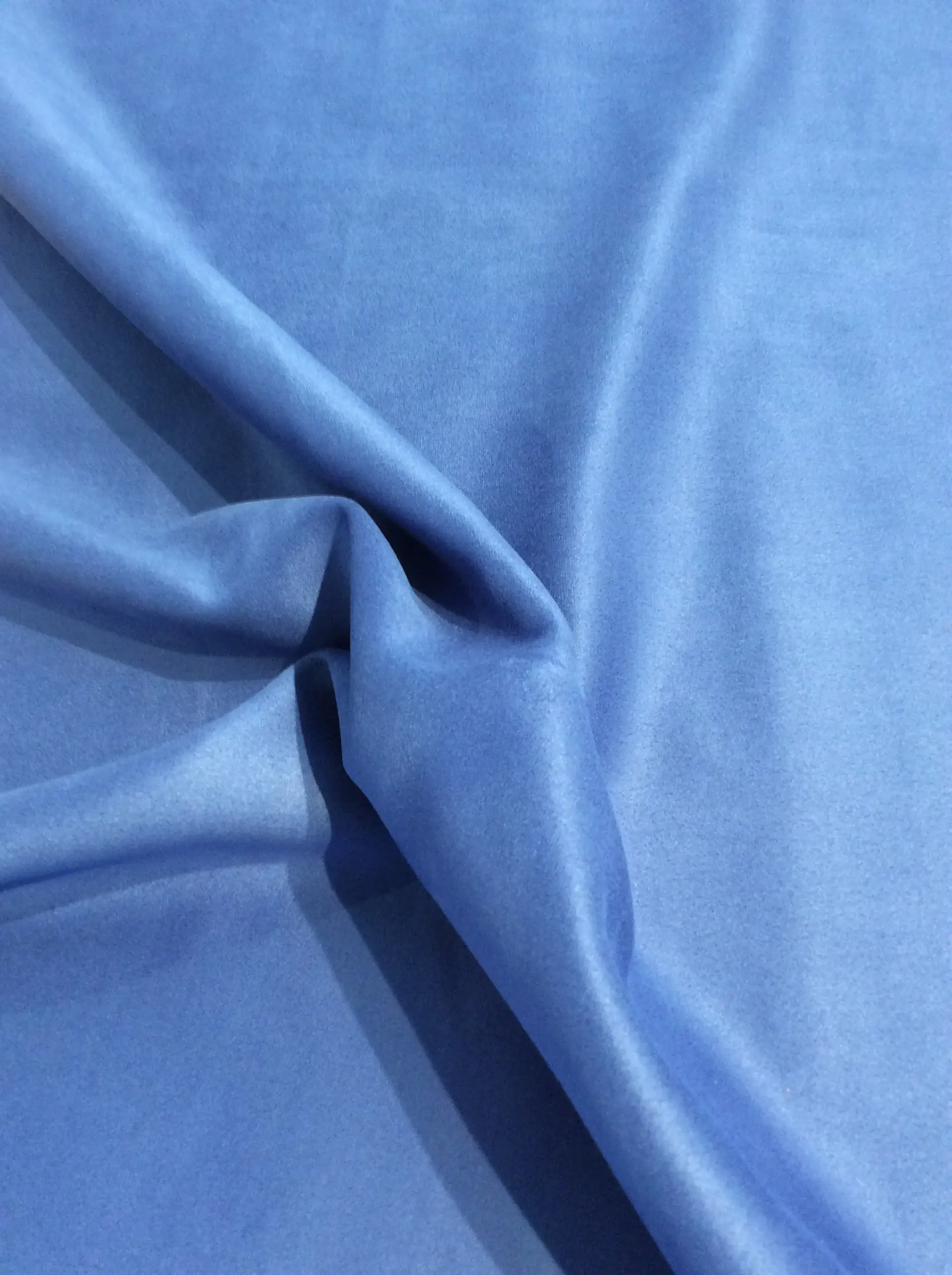 Stretch Suede with Scuba Backing in Royal