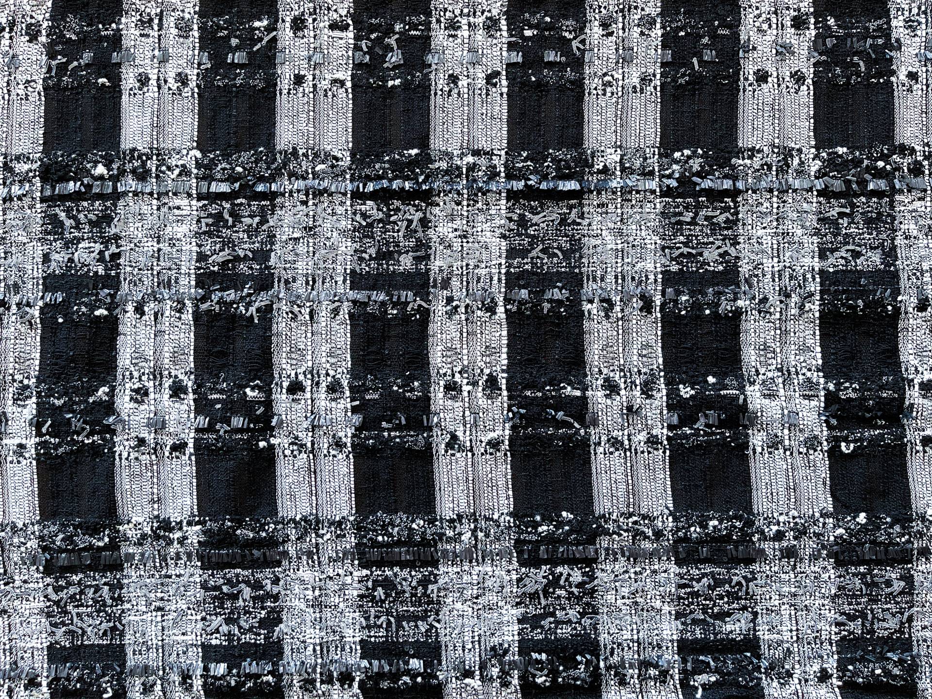 Black and White Couture Tweed