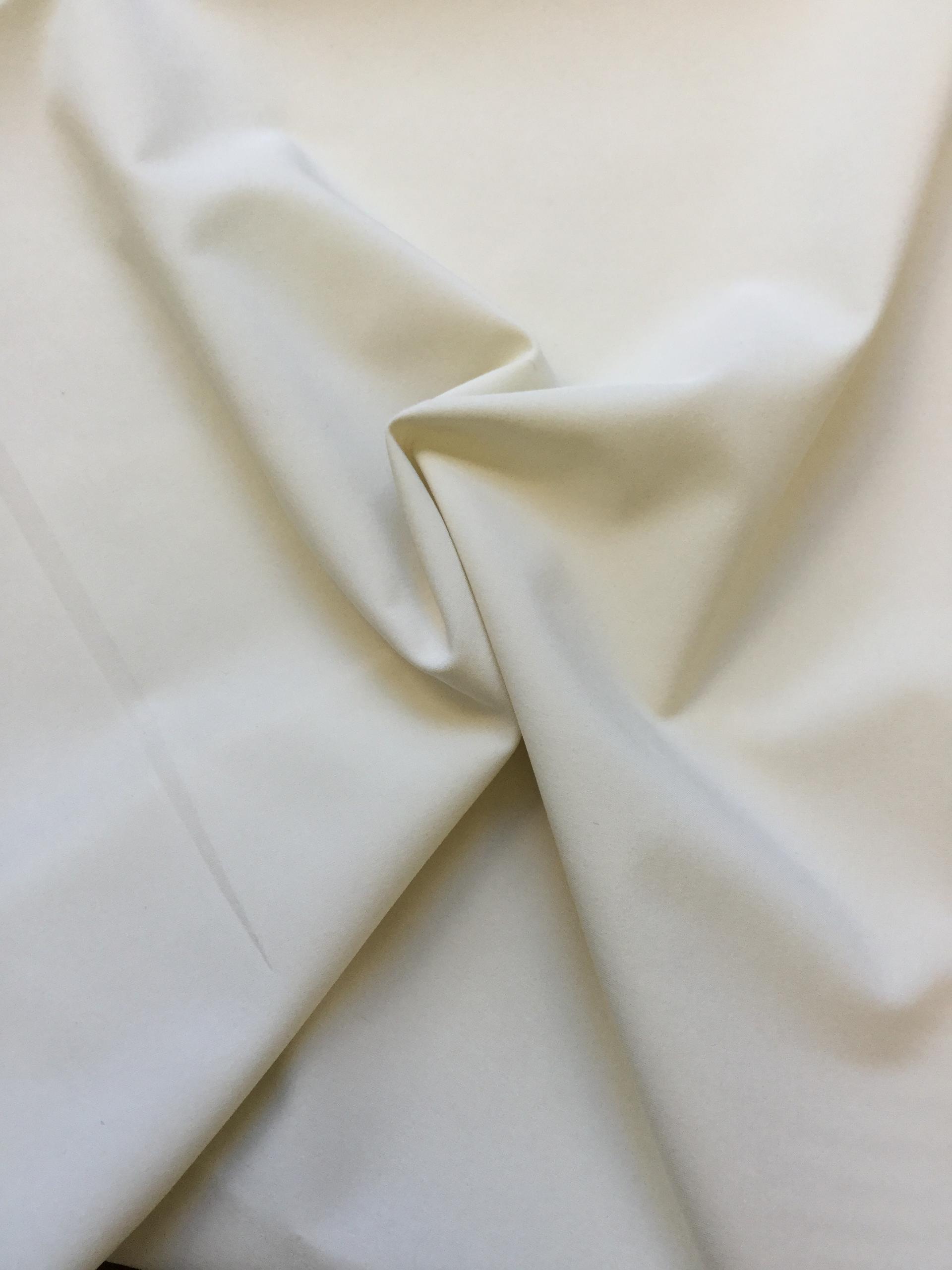 Moisture Wicking Poly Lycra Lining in Winter White
