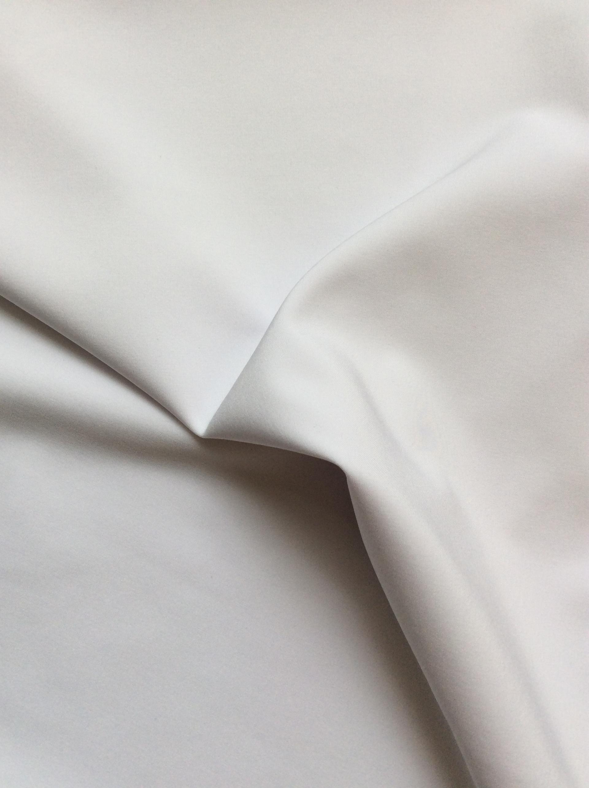 Moisture Wicking Poly Lycra Lining in White