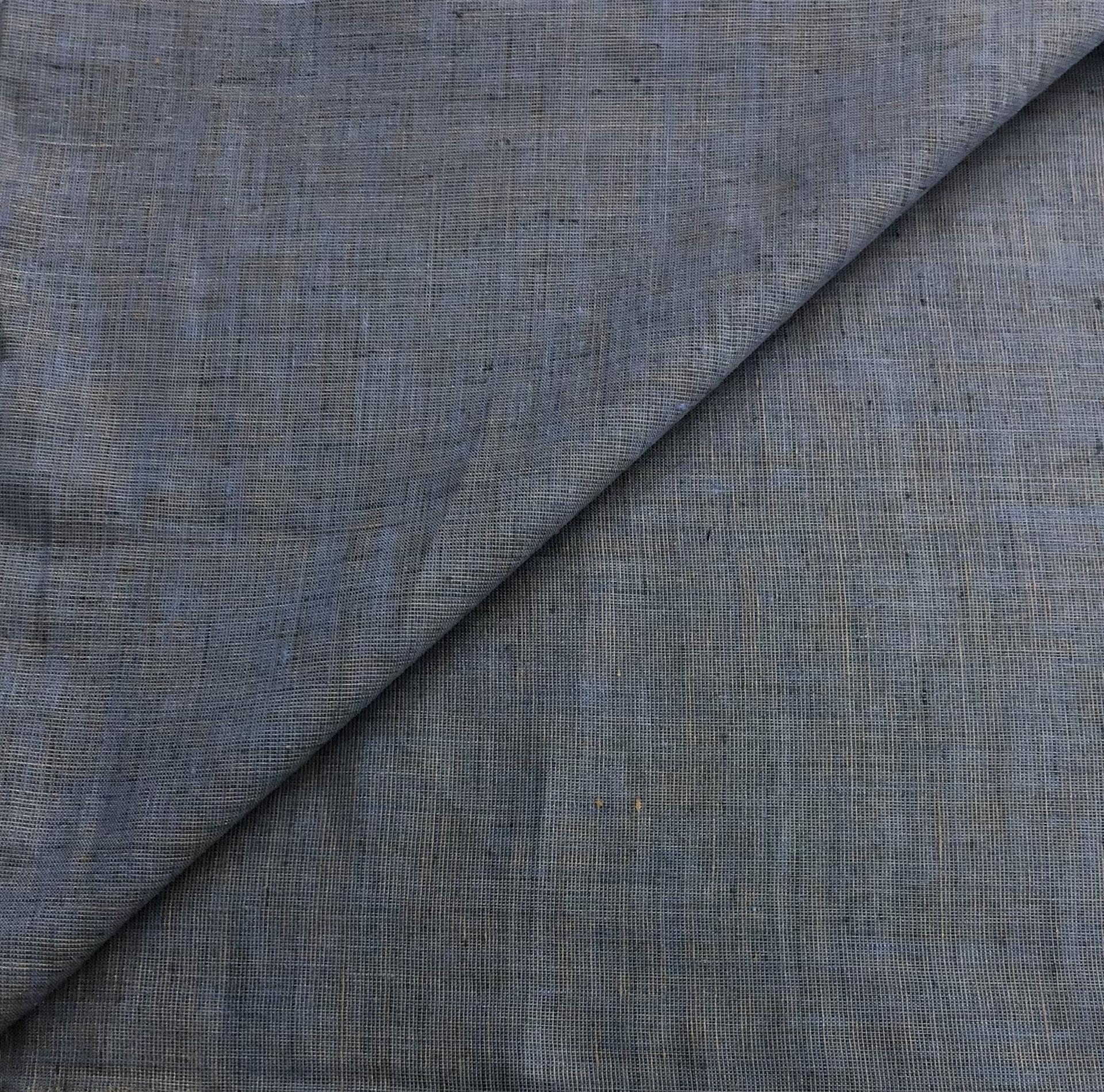 Two Toned Lightweight Linen in Slate Blue
