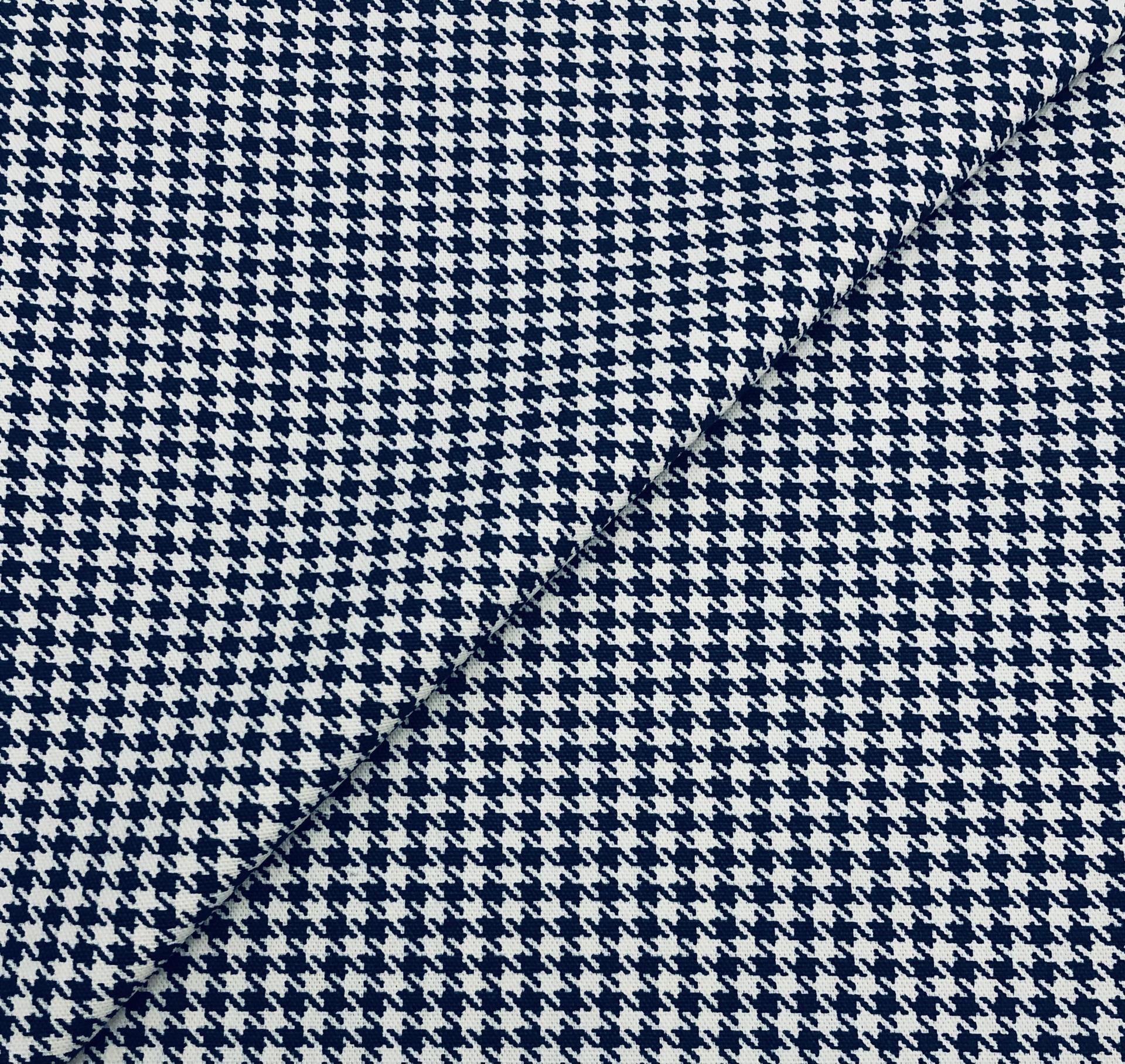 COTTON CANVAS HOUNDSTOOTH