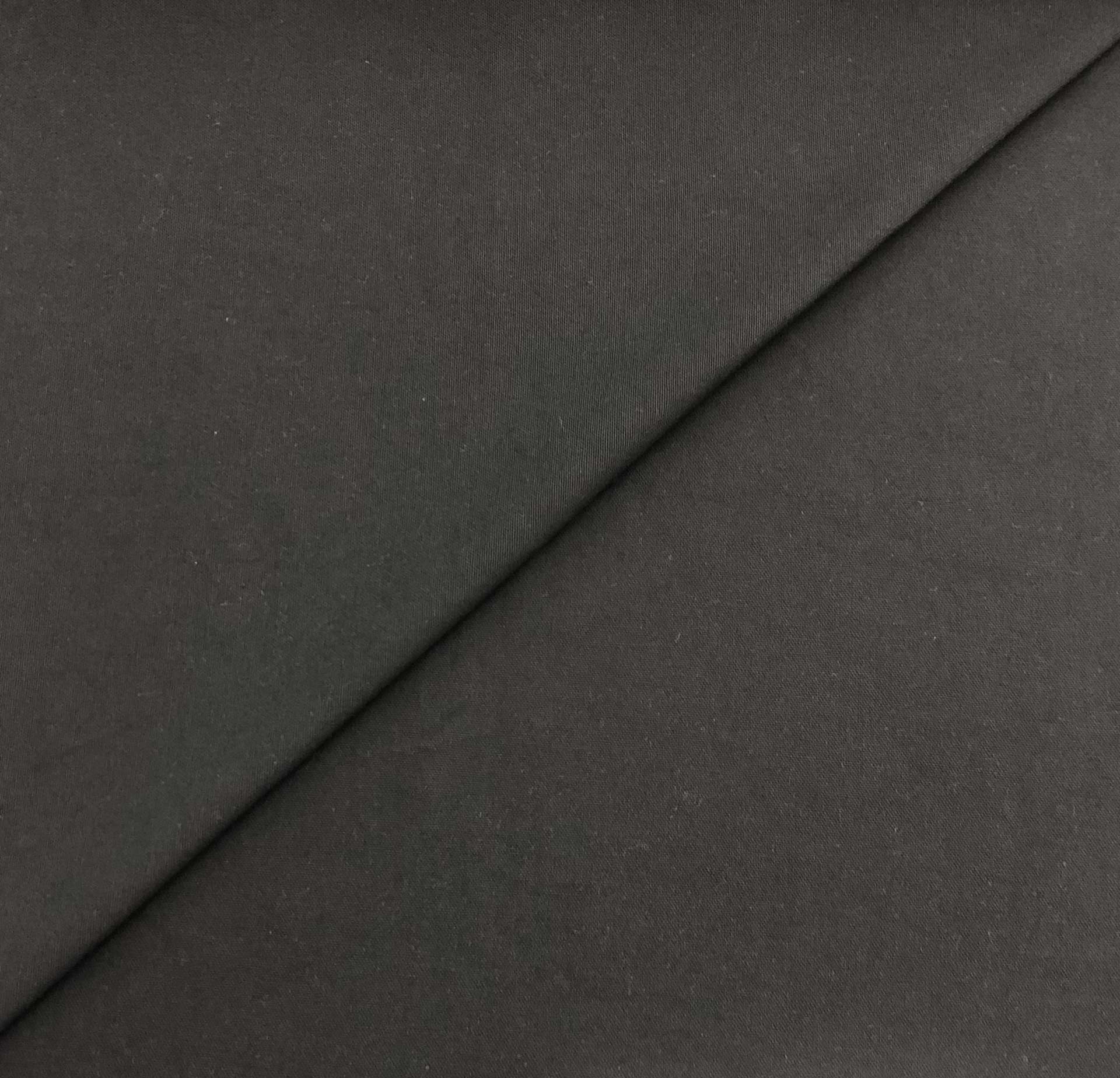 9 oz Cotton Washed Canvas in Black
