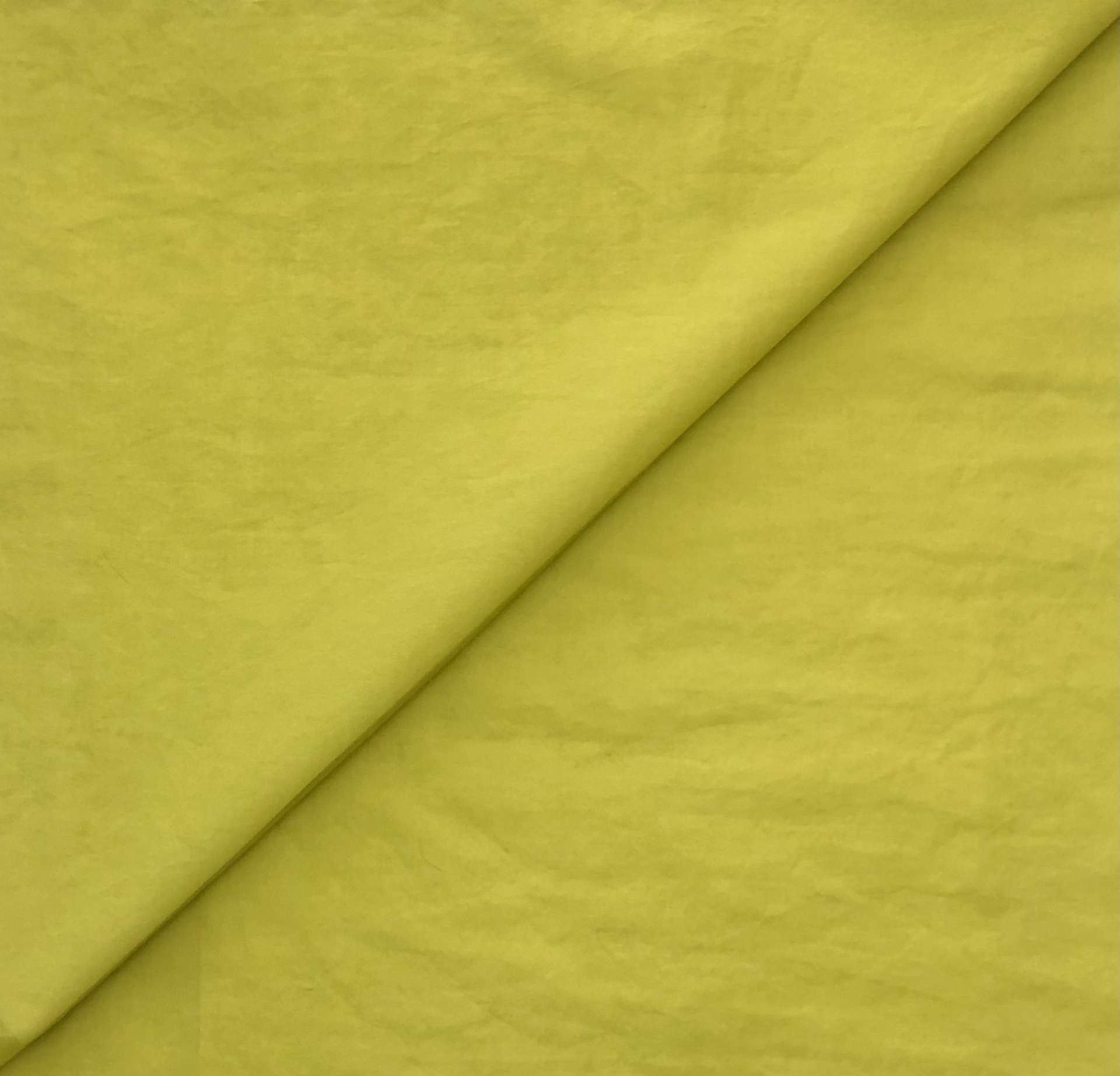 Washed Cotton Lawn in Chartreuse