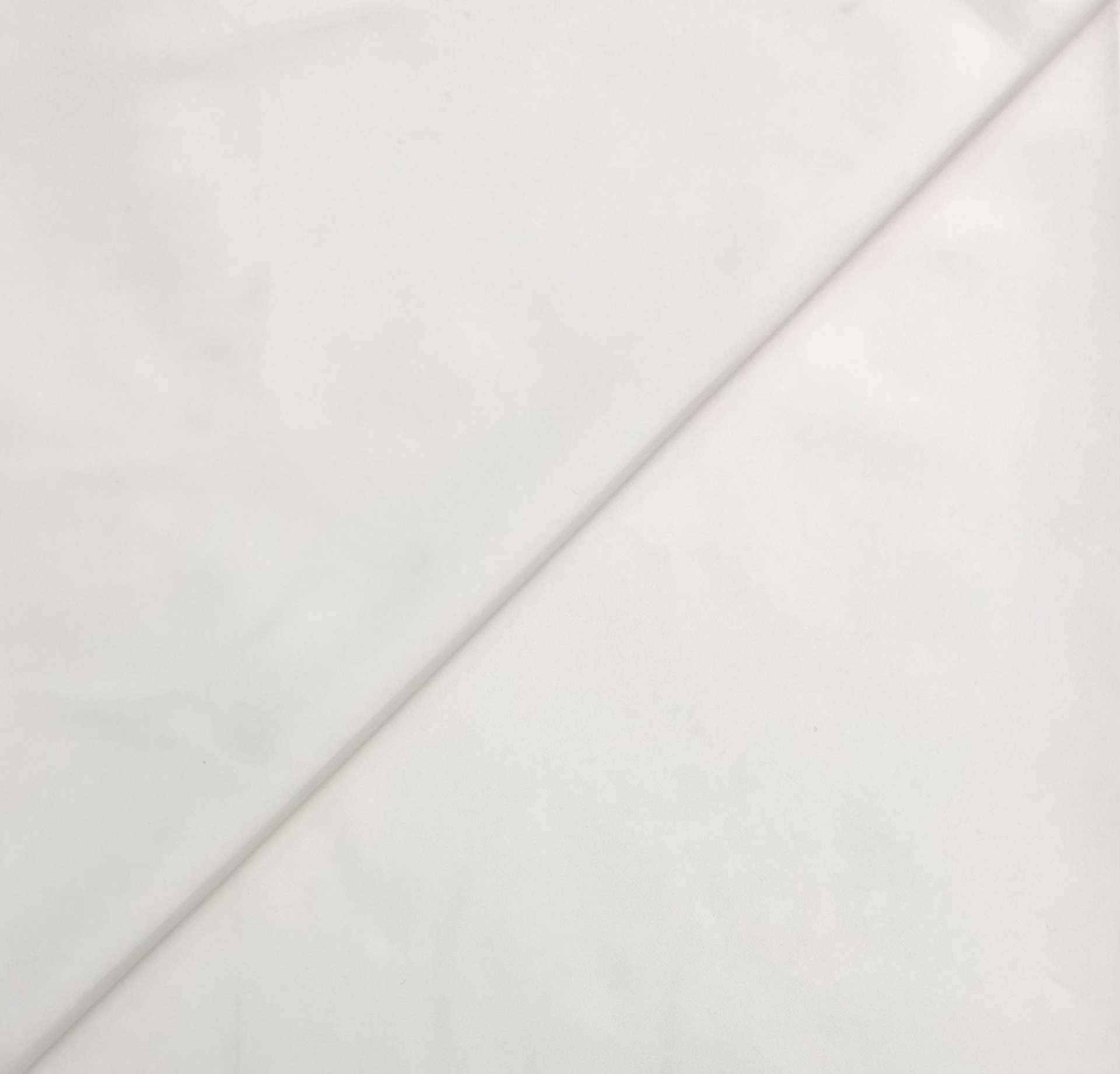 Combed Cotton Twill in White