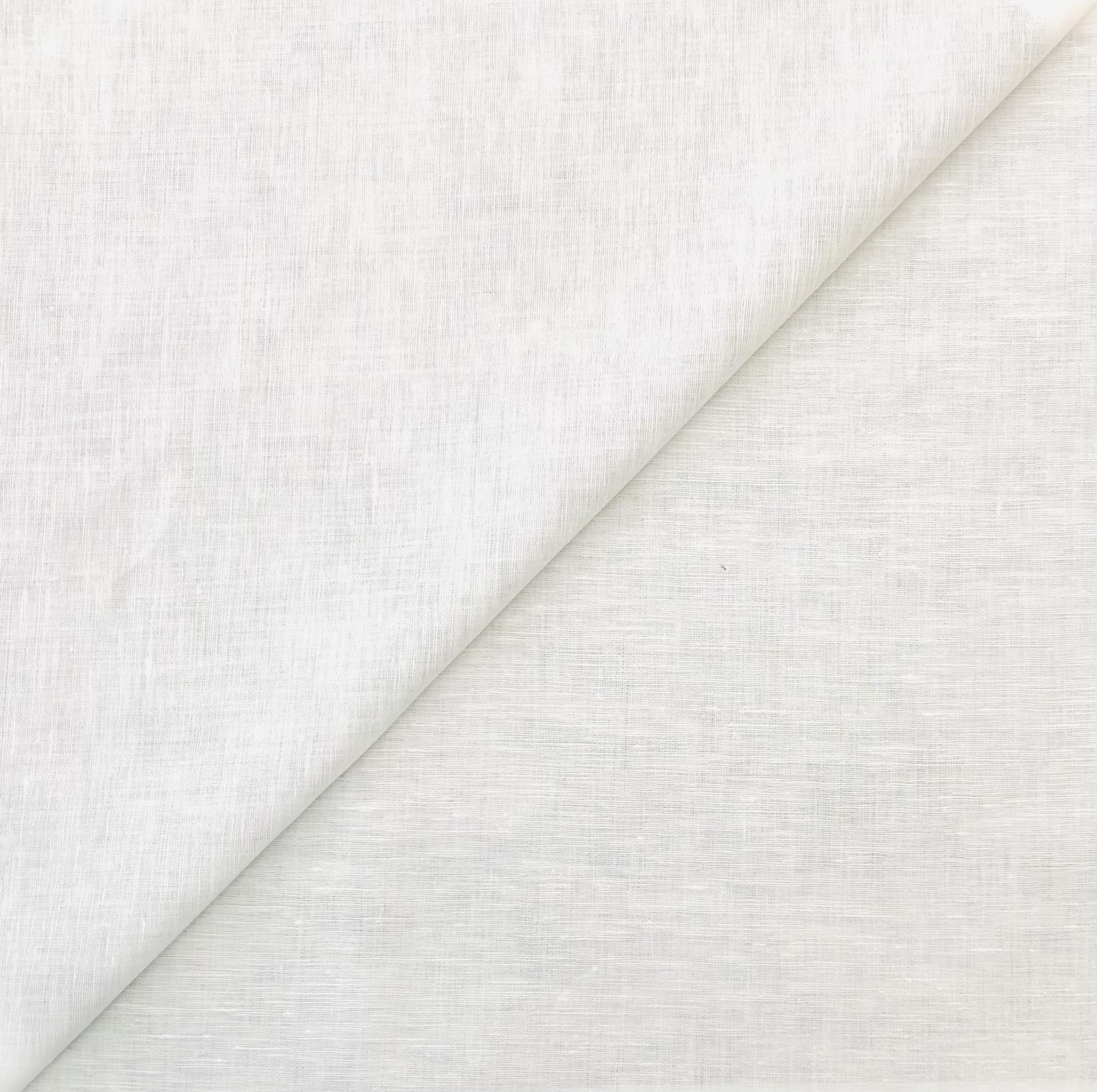 Handkerchief Linen Cotton in White