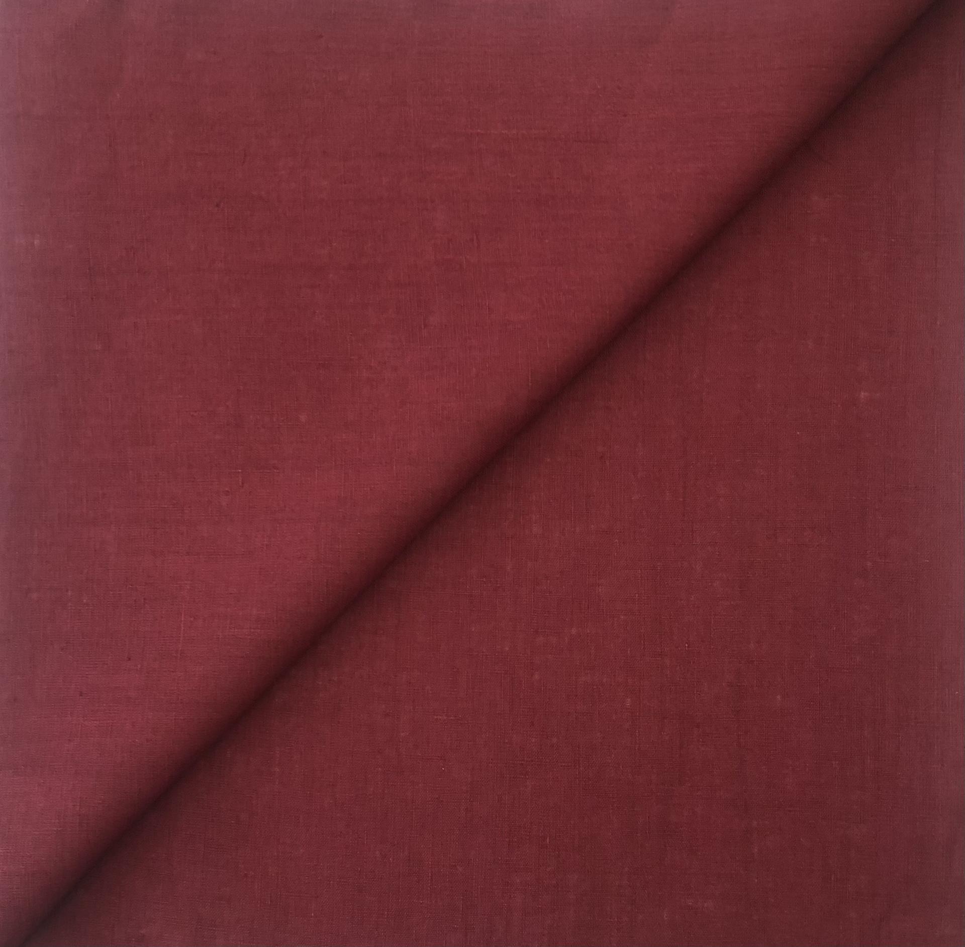 Handkerchief Linen in Burgundy