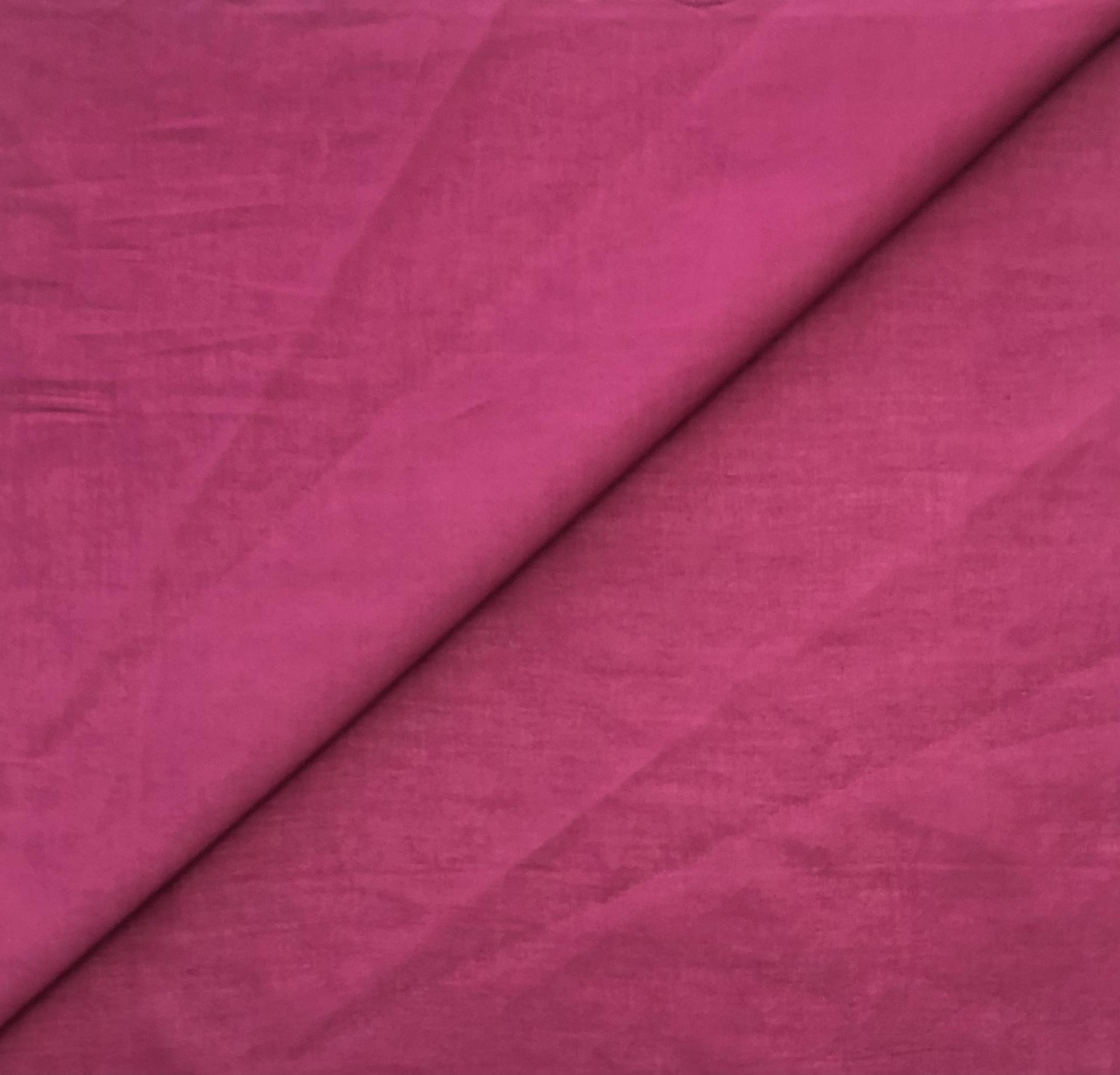 Washed Cotton Lawn in Magenta
