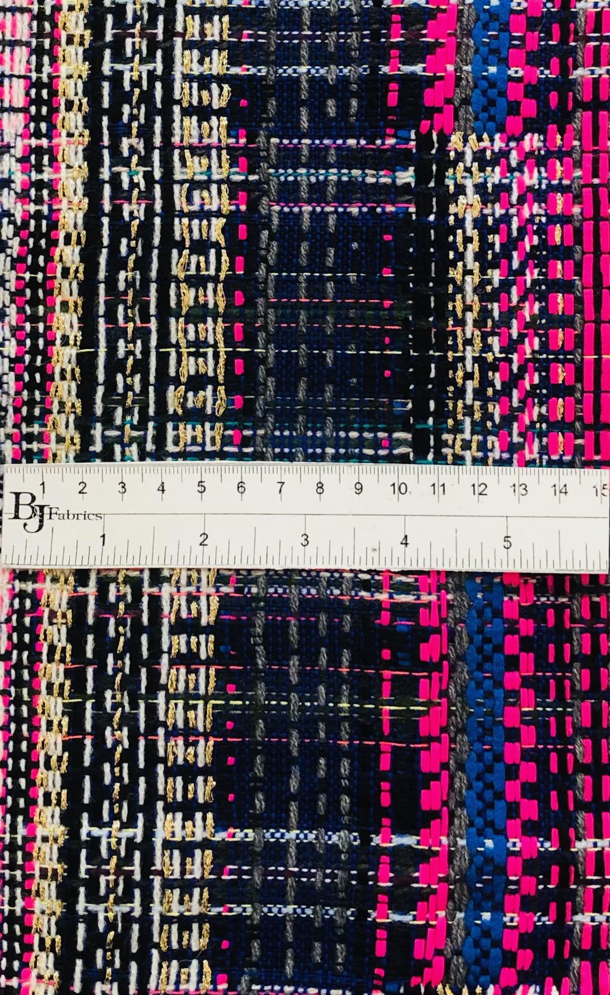 Made in England Wool Cotton Metallic Tweed