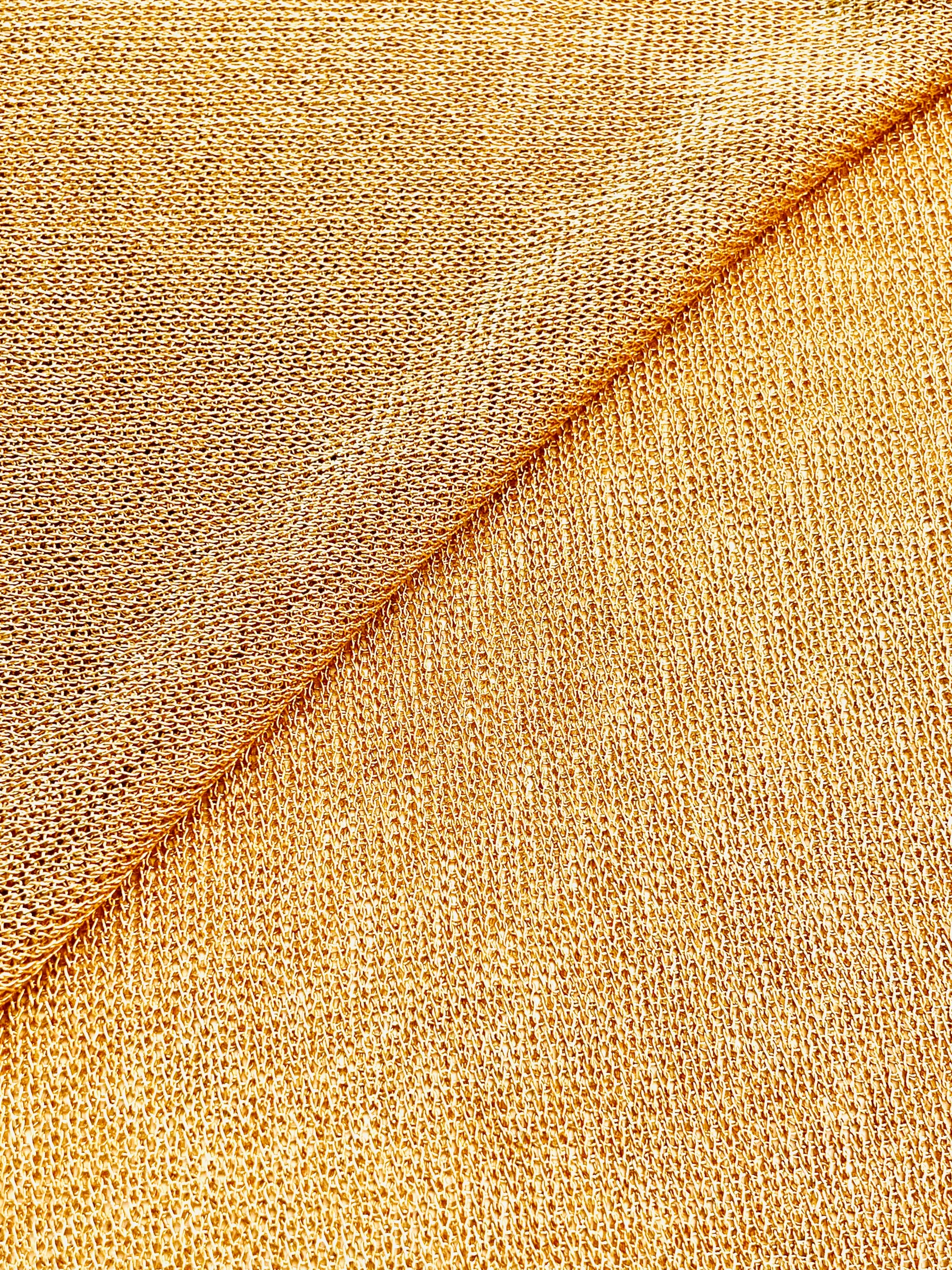 Metallic Chainmail Knit