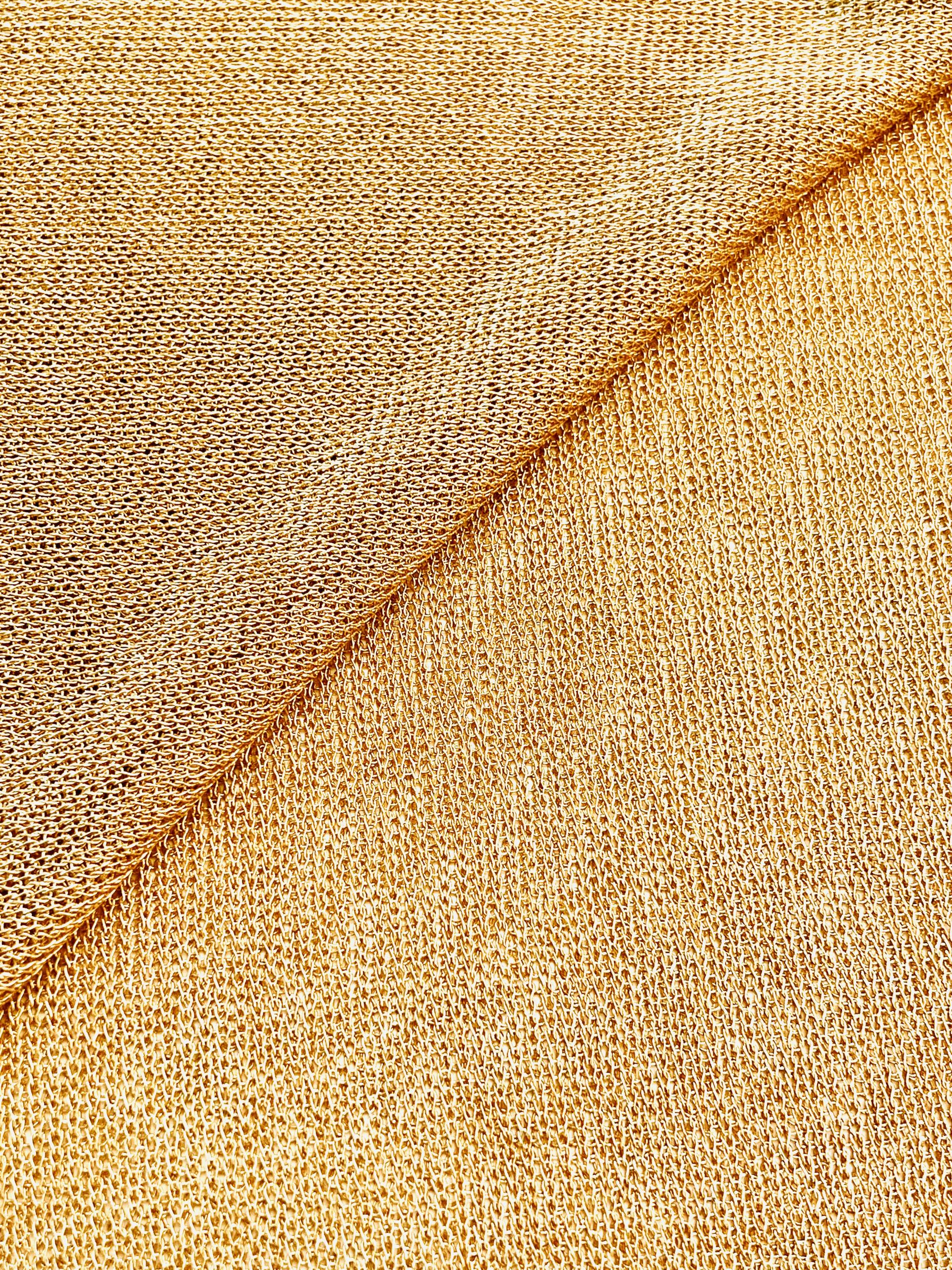 Metallic Chainmail Knit