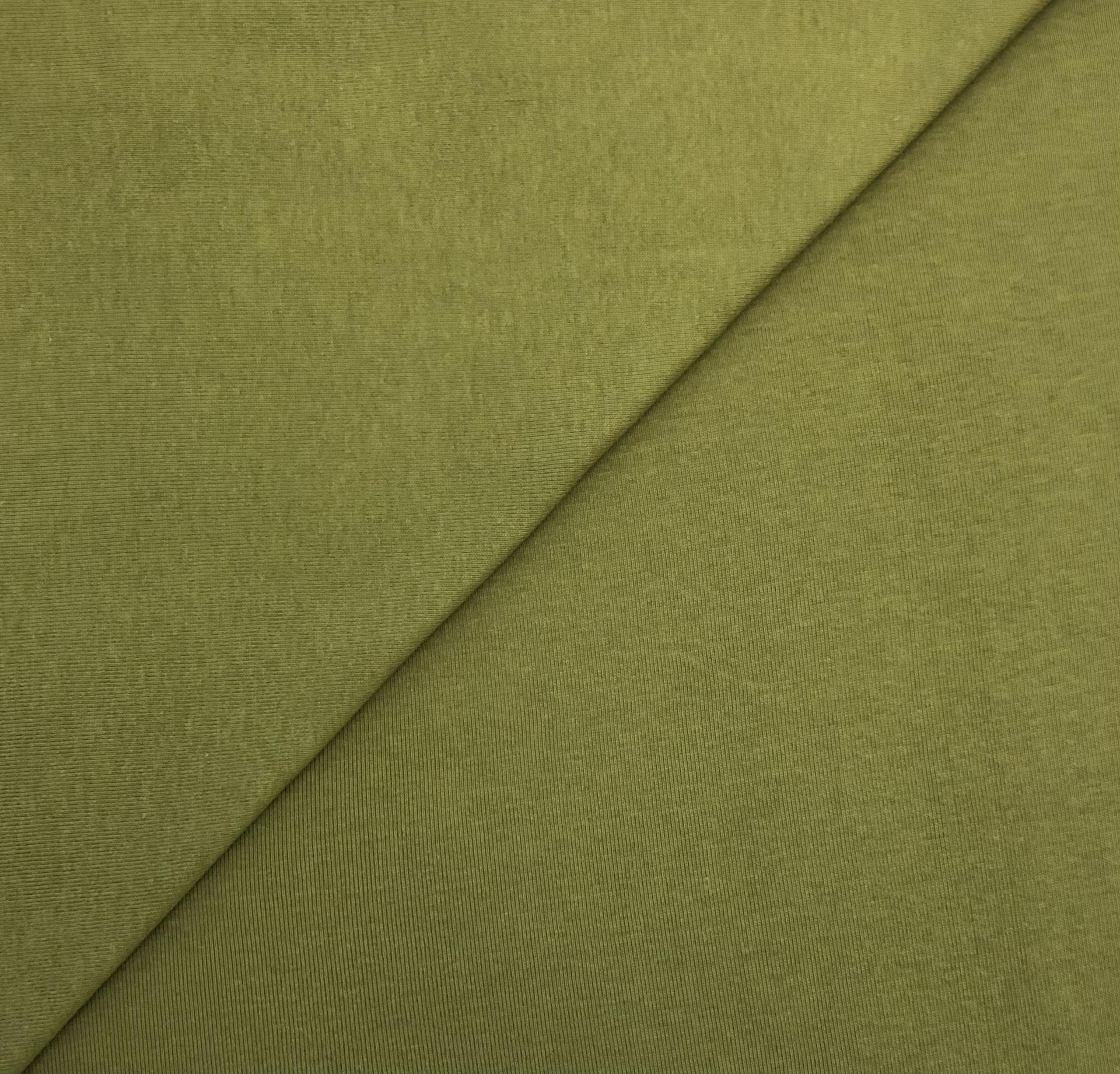 Organic Cotton Rib Knit in Avocado