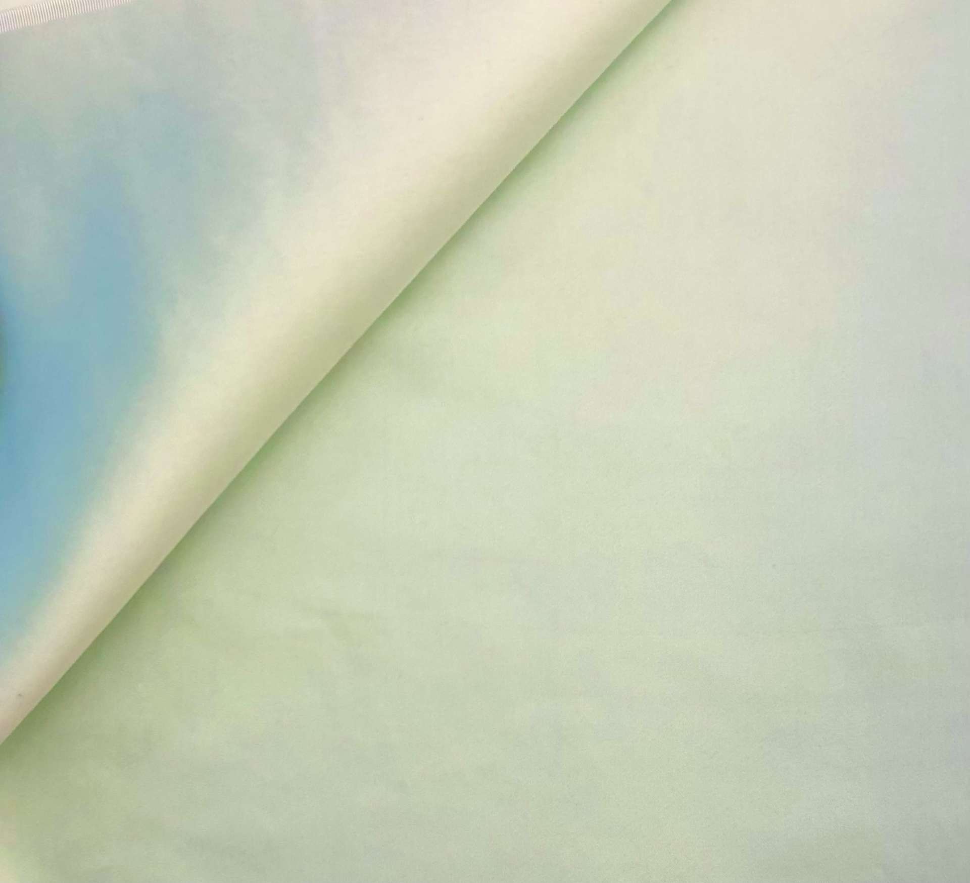 Italian Washed Silk Double Face Satin In Mint