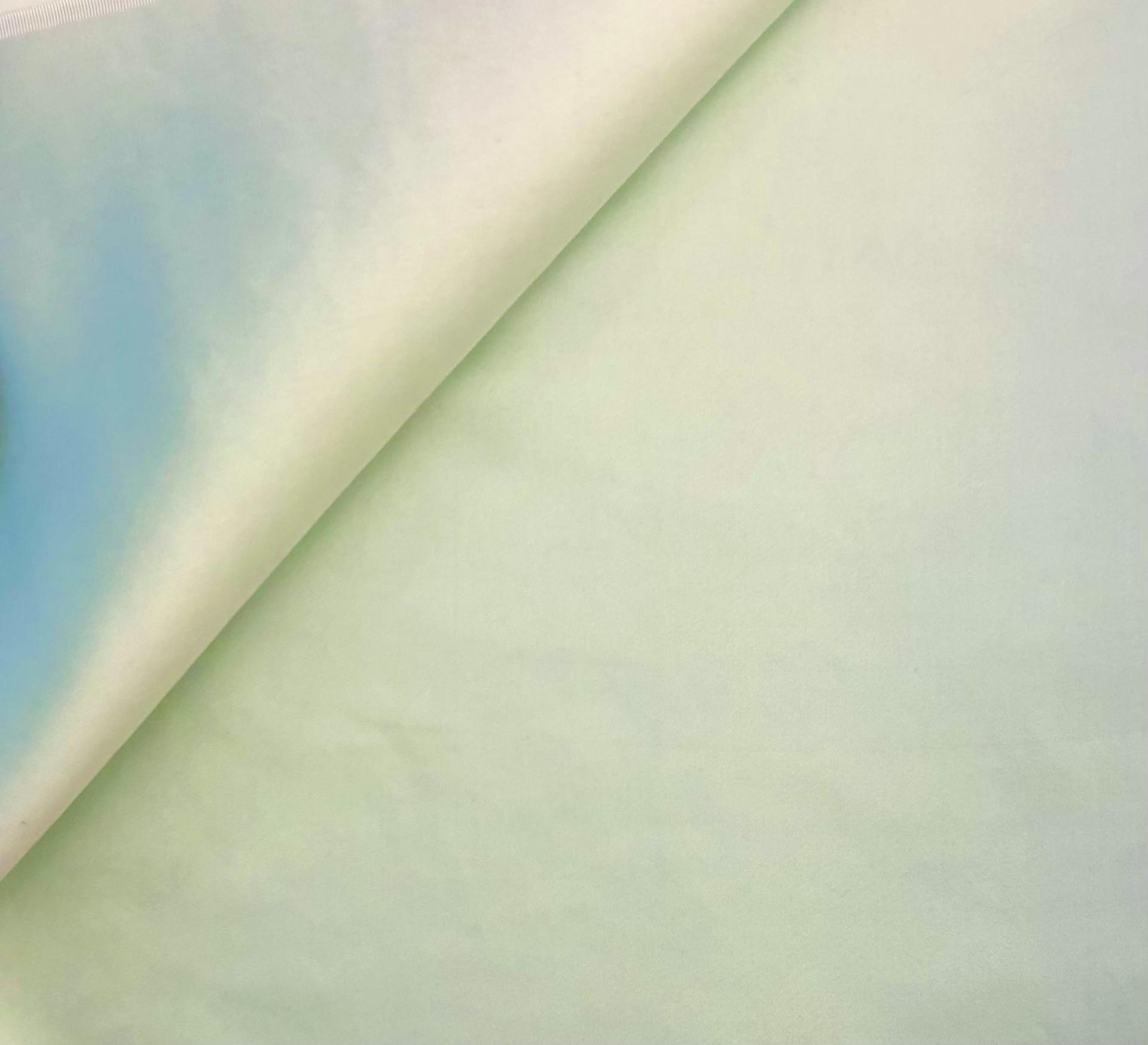 Italian Washed Silk Double Face Satin In Mint