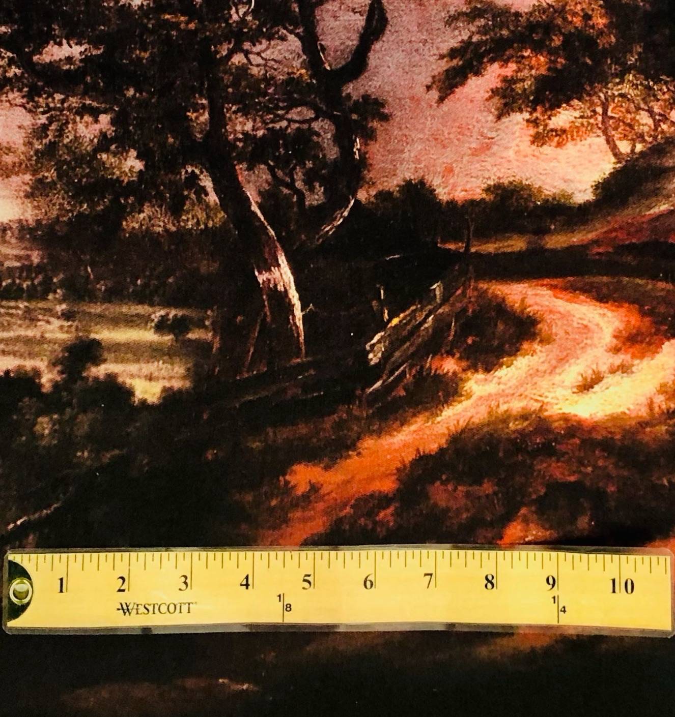 Silk & Wool with Landscape Border Design