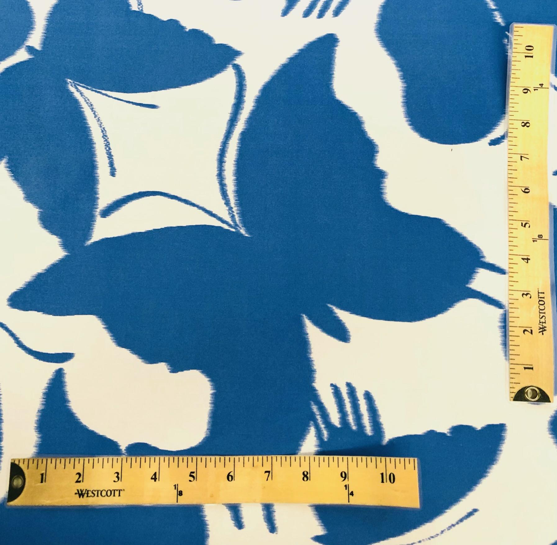 Pure Silk Warp Printed Taffeta with Butterfly Print