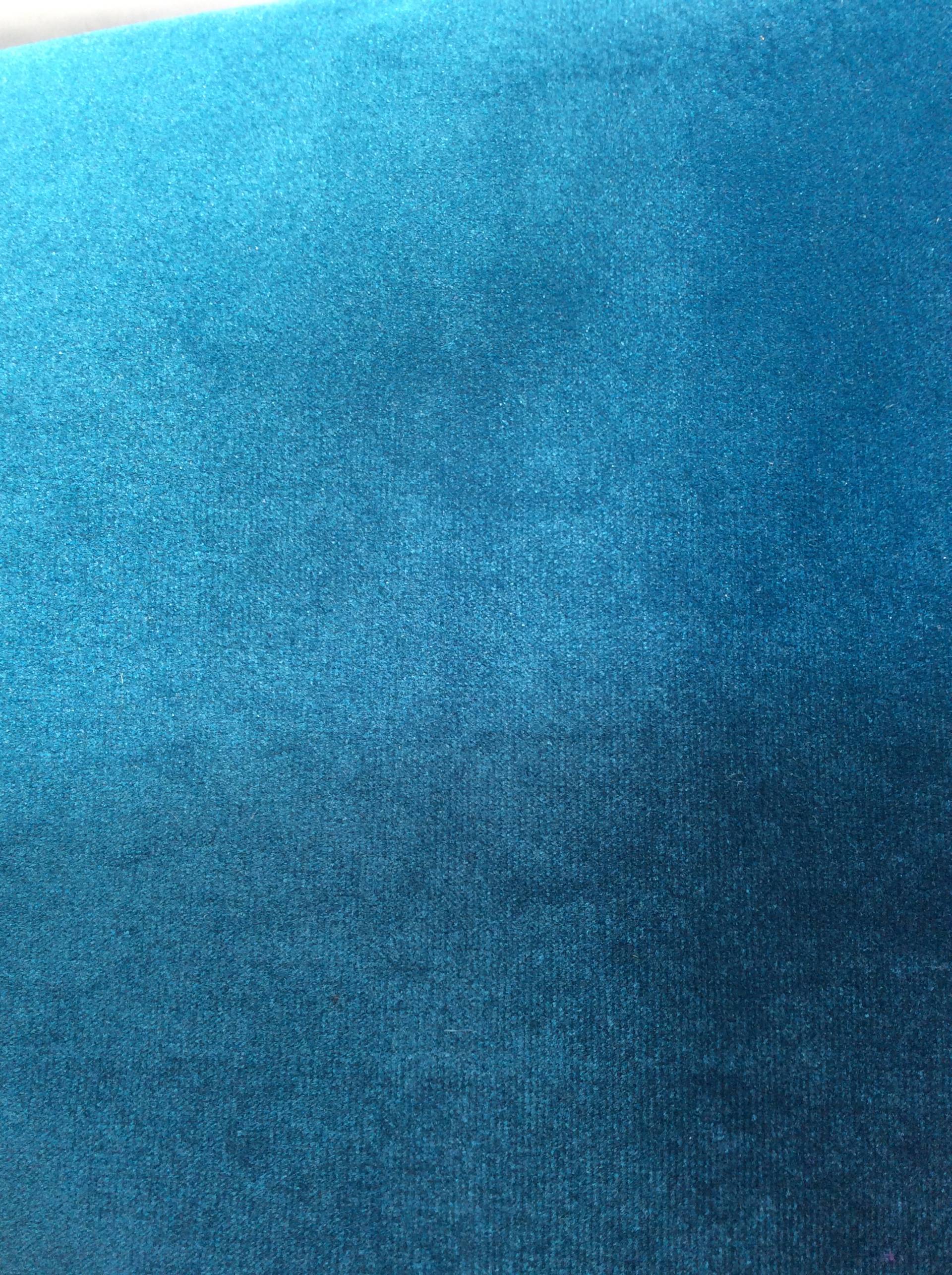 Polyester Upholstery Velvet in Peacock