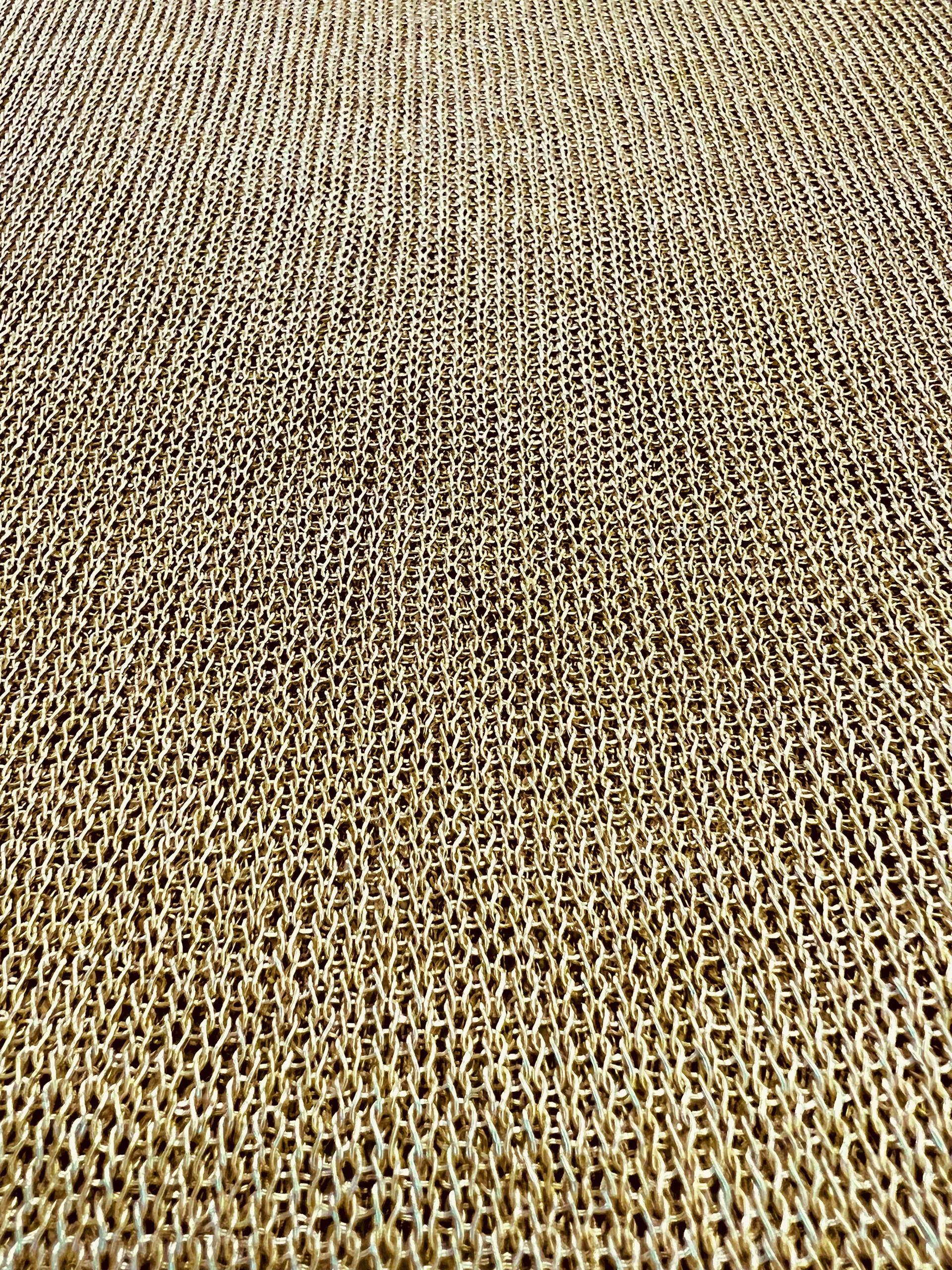 Metallic Chainmail Knit