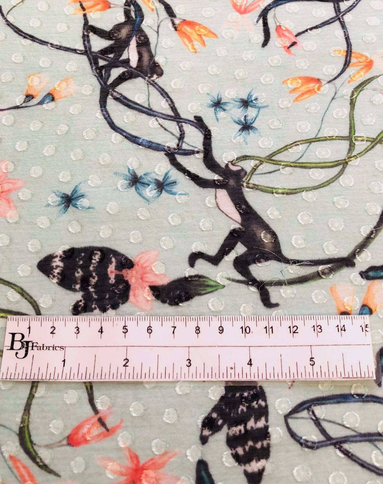 Silk Blend Fil Coupe Chiffon Print