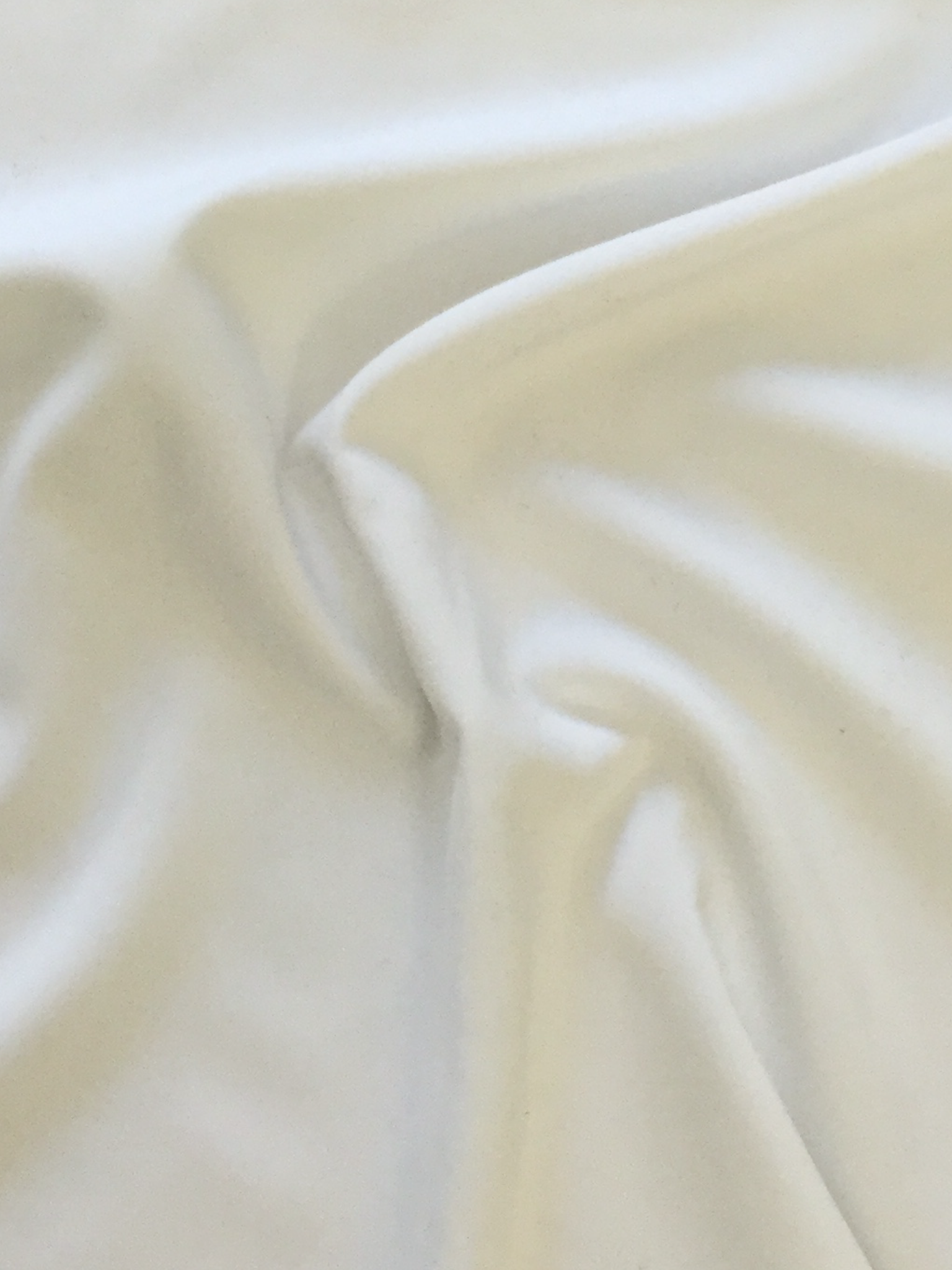 Polyester-Lycra Lining in White