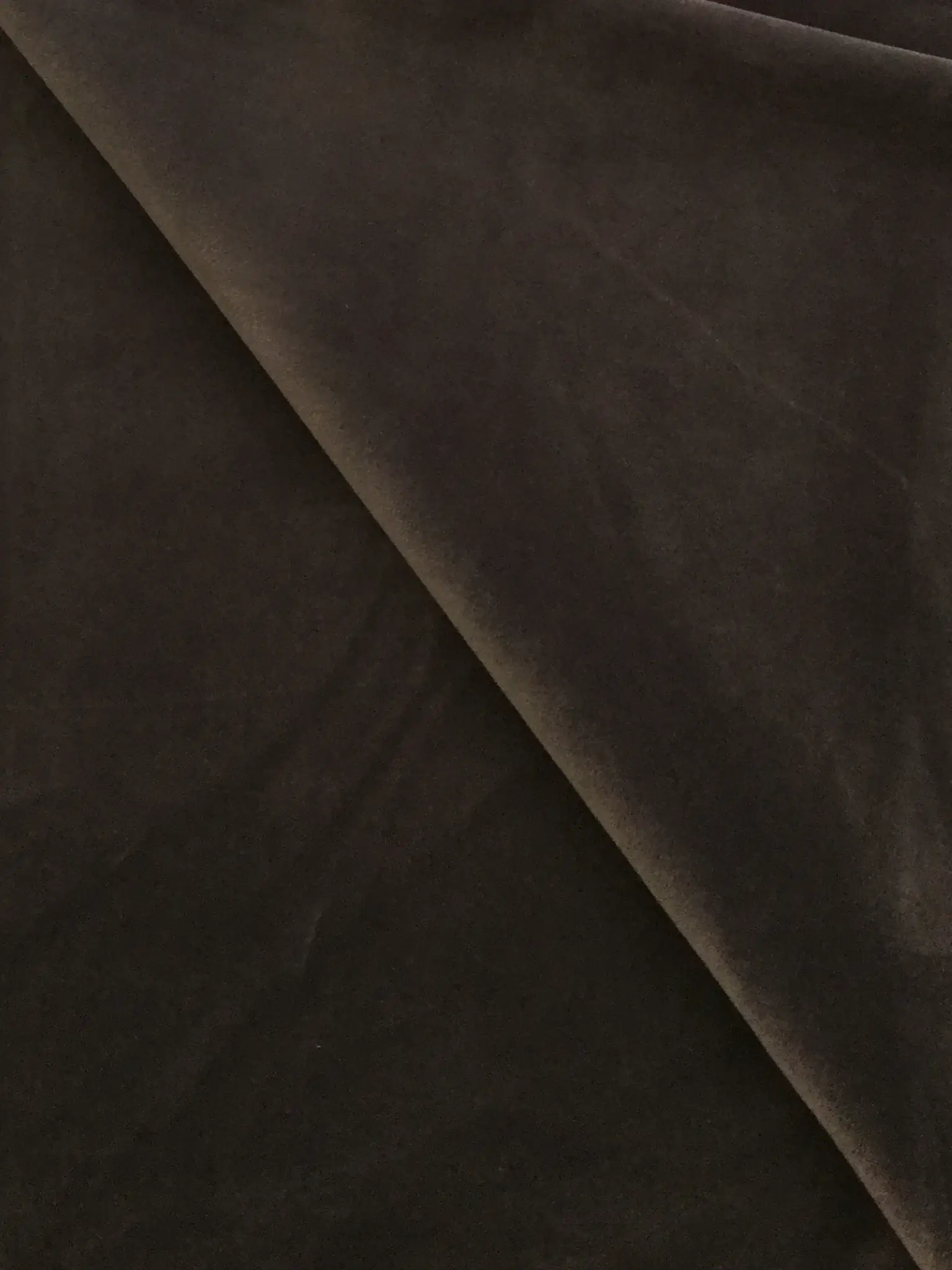 Polyester Upholstery Velvet in Espresso