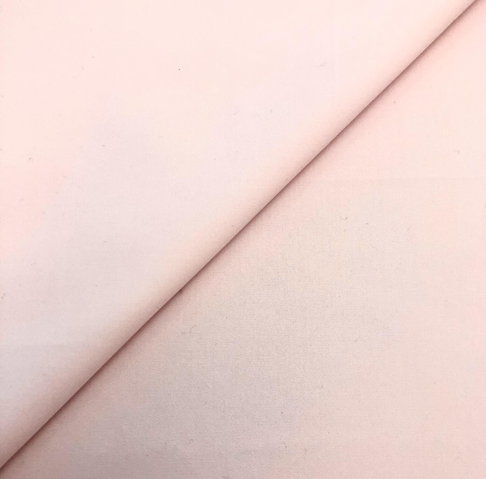 Sustainable Cotton Poplin in Baby Pink