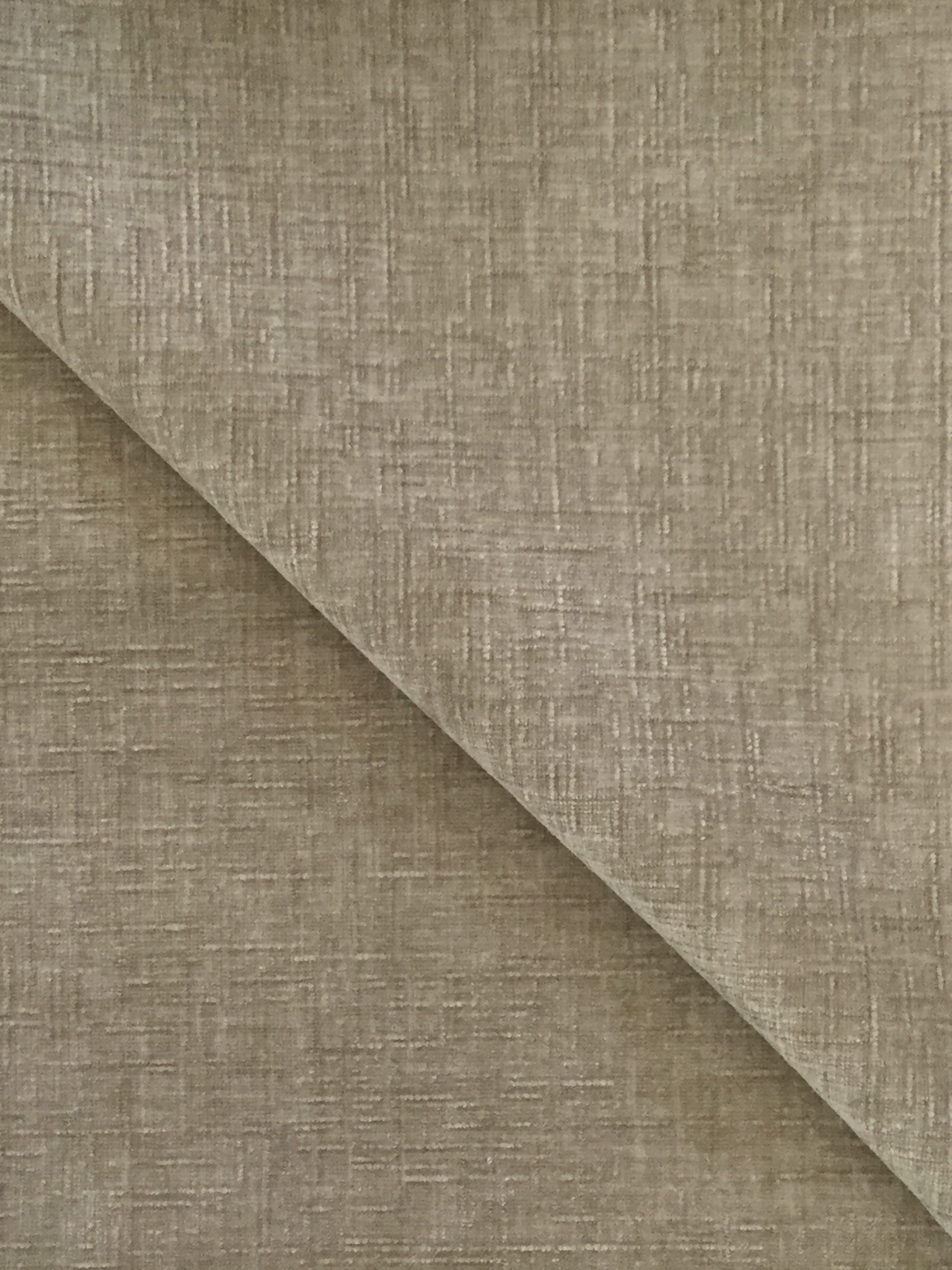 Polyester Upholstery Chenille in Flax