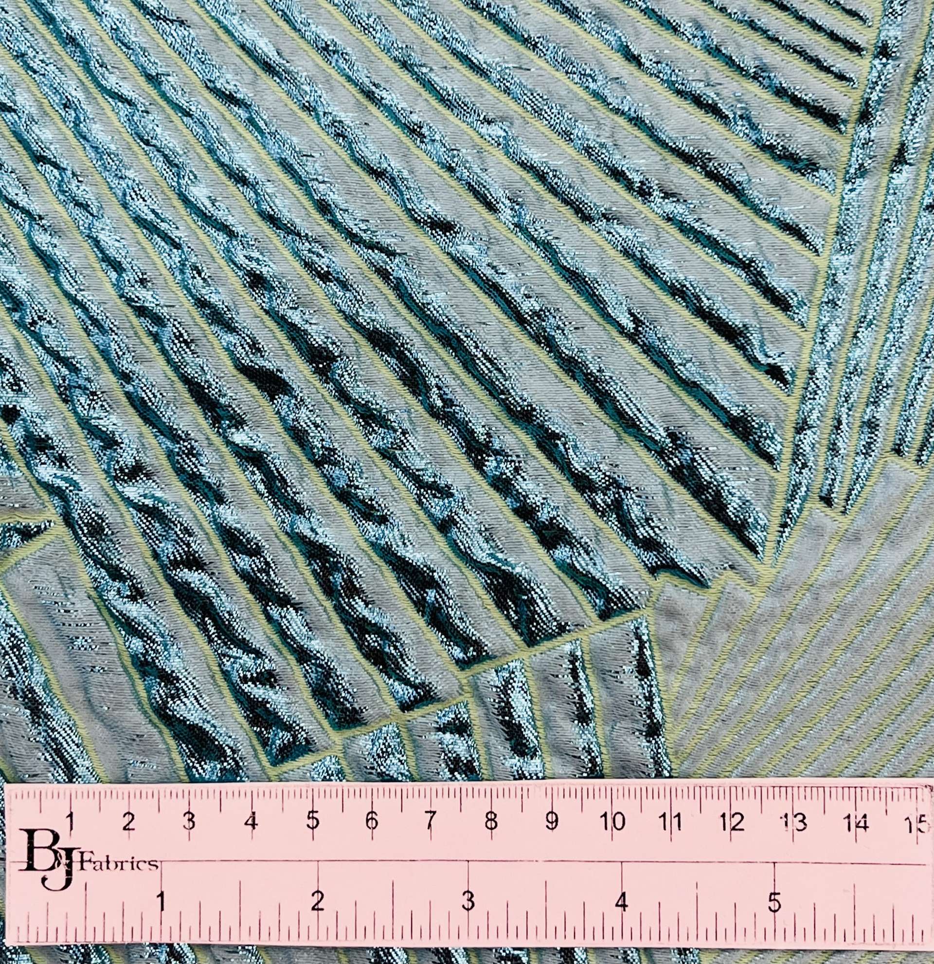 Silk Blend Metallic Matelasse