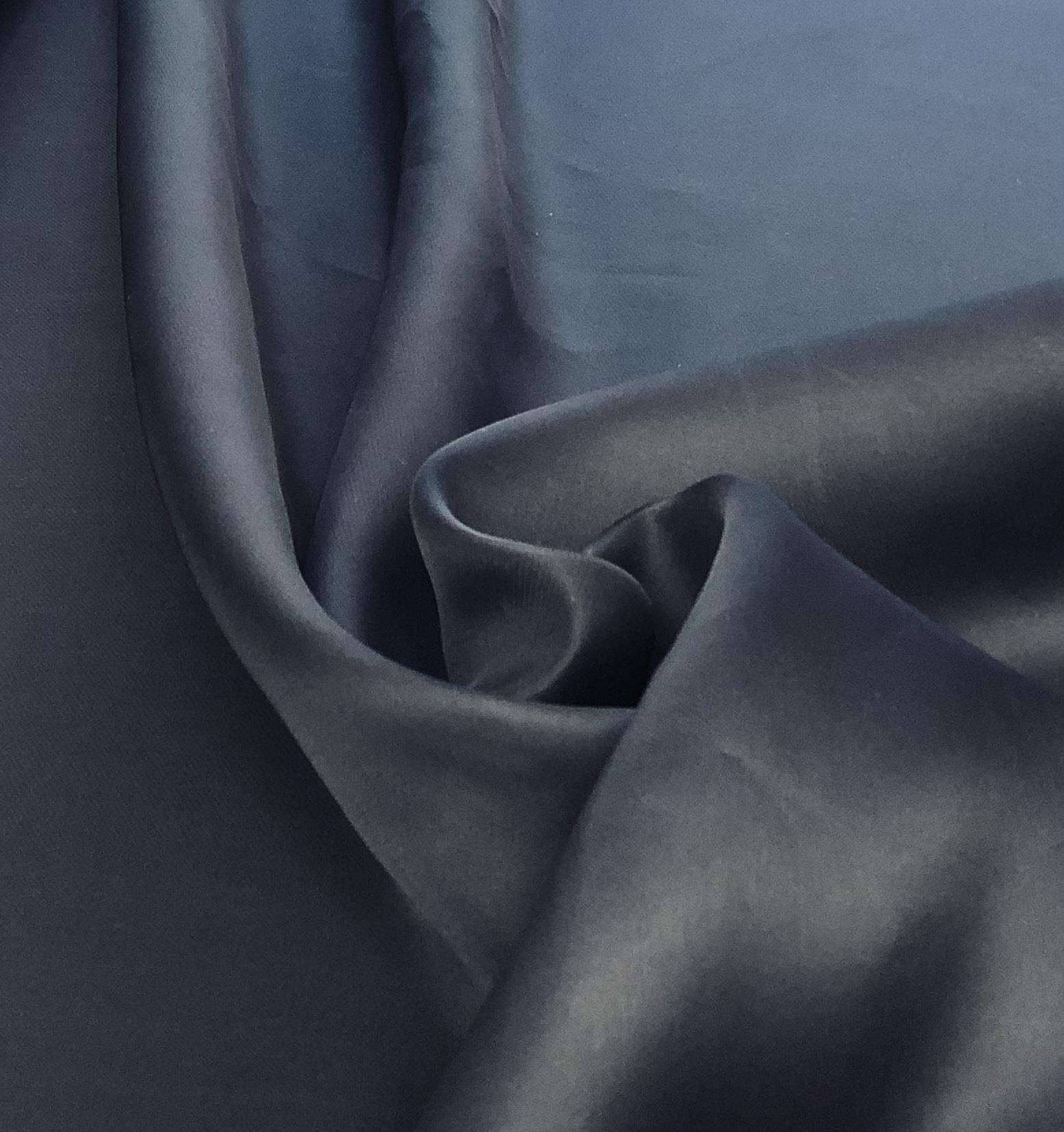 Silk Gazar in Navy