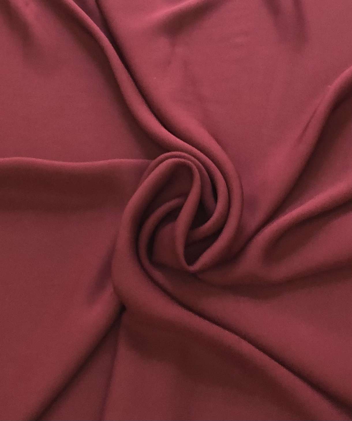 Silk Crepe Georgette in Burgundy