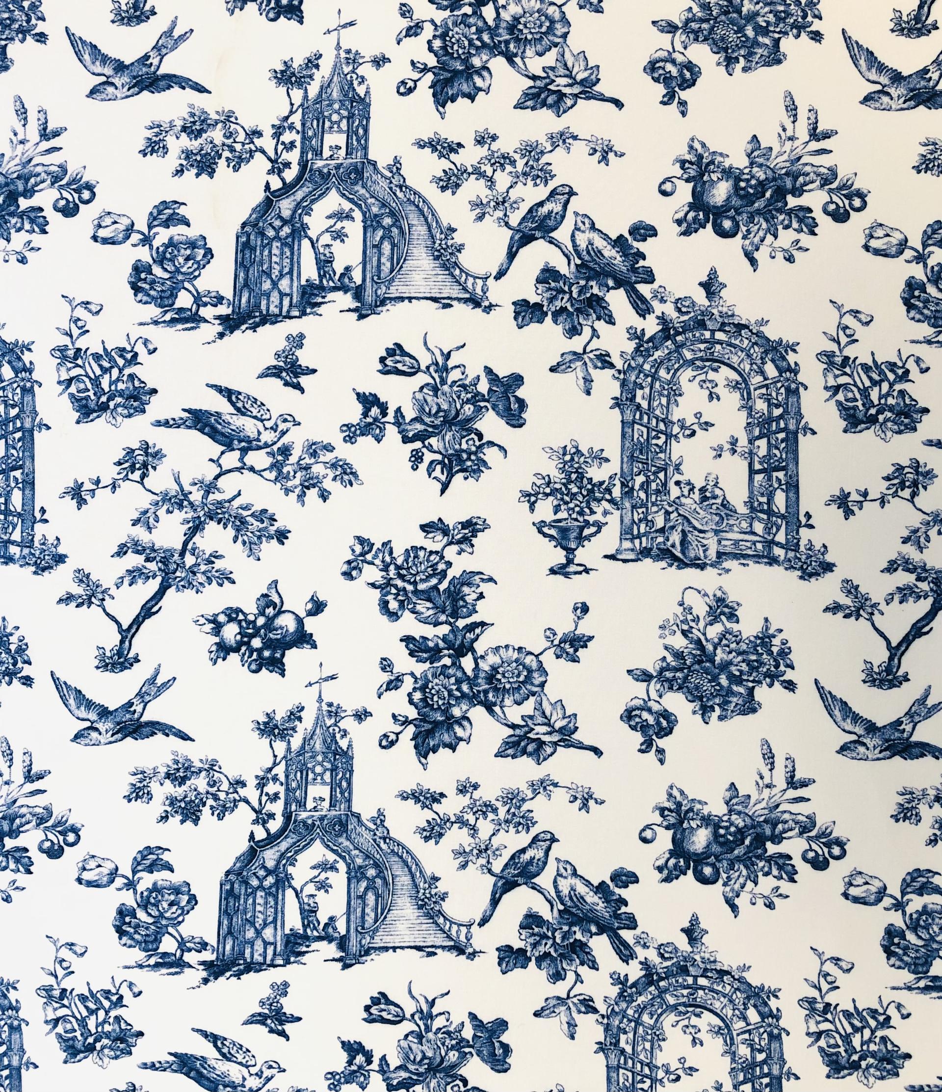 Rayon Challis Toile Print