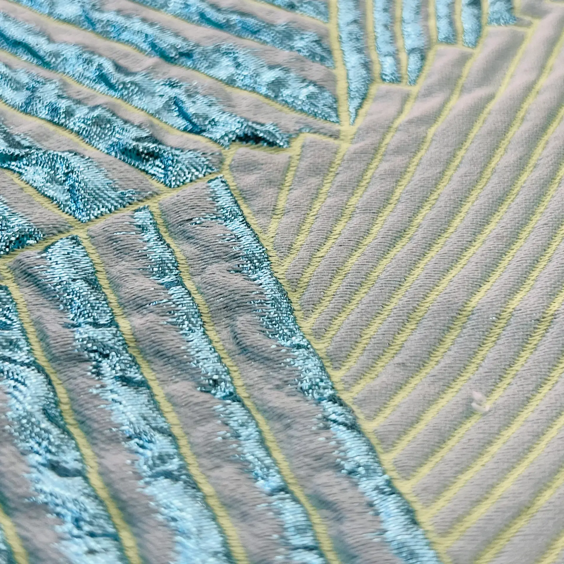 Silk Blend Metallic Matelasse