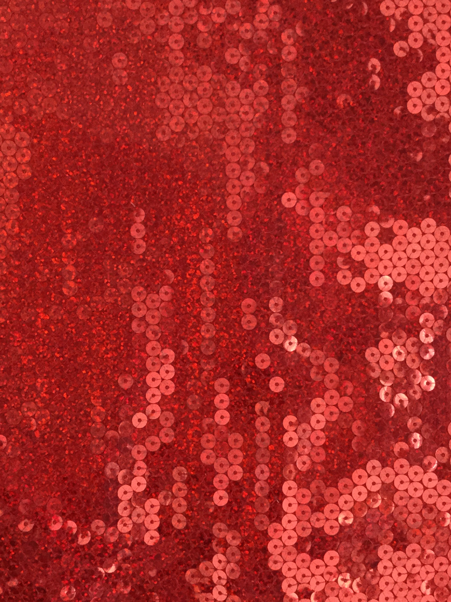 Poly Spandex Hologram Sequins in Red