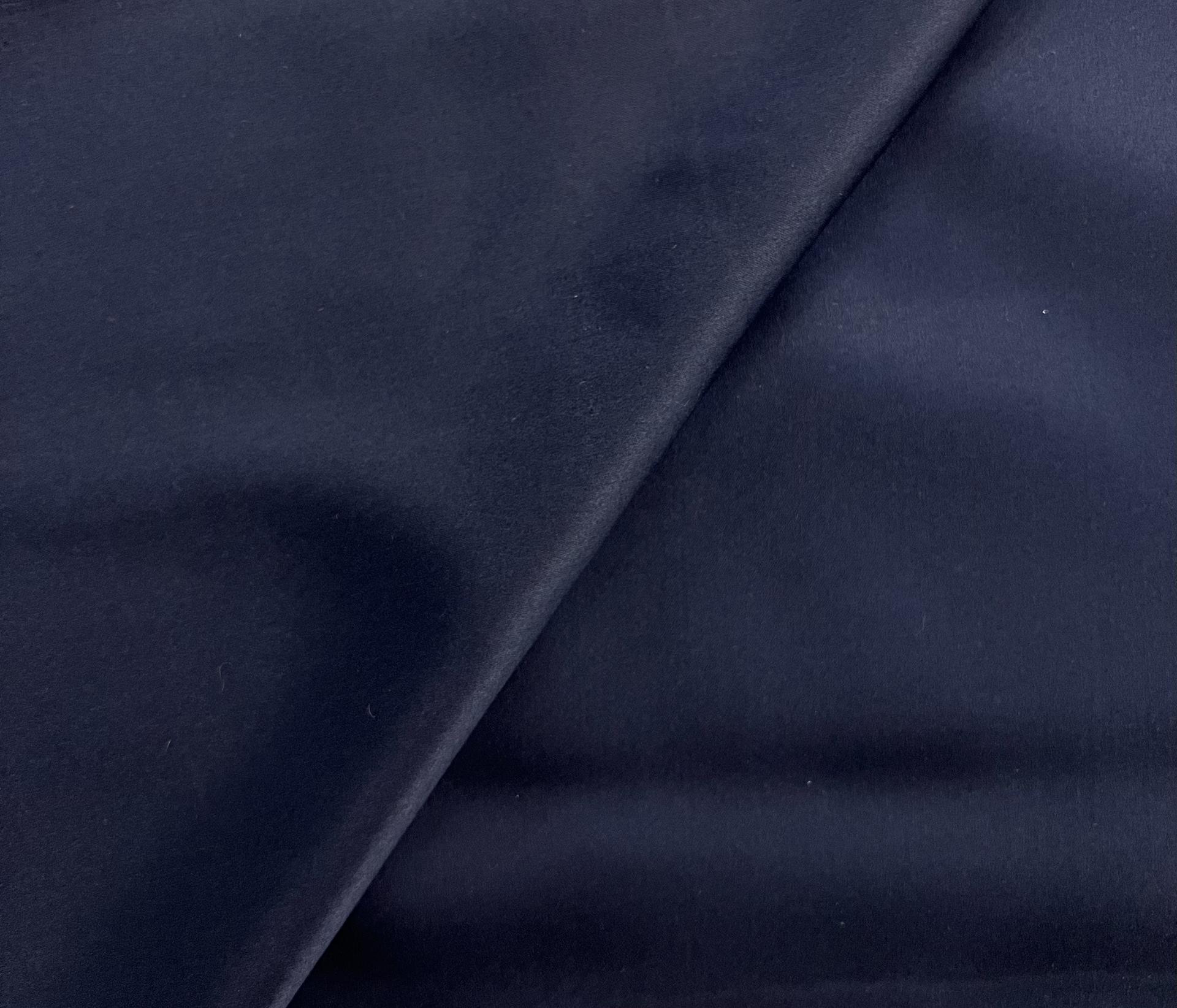 Stretch Silk In Navy