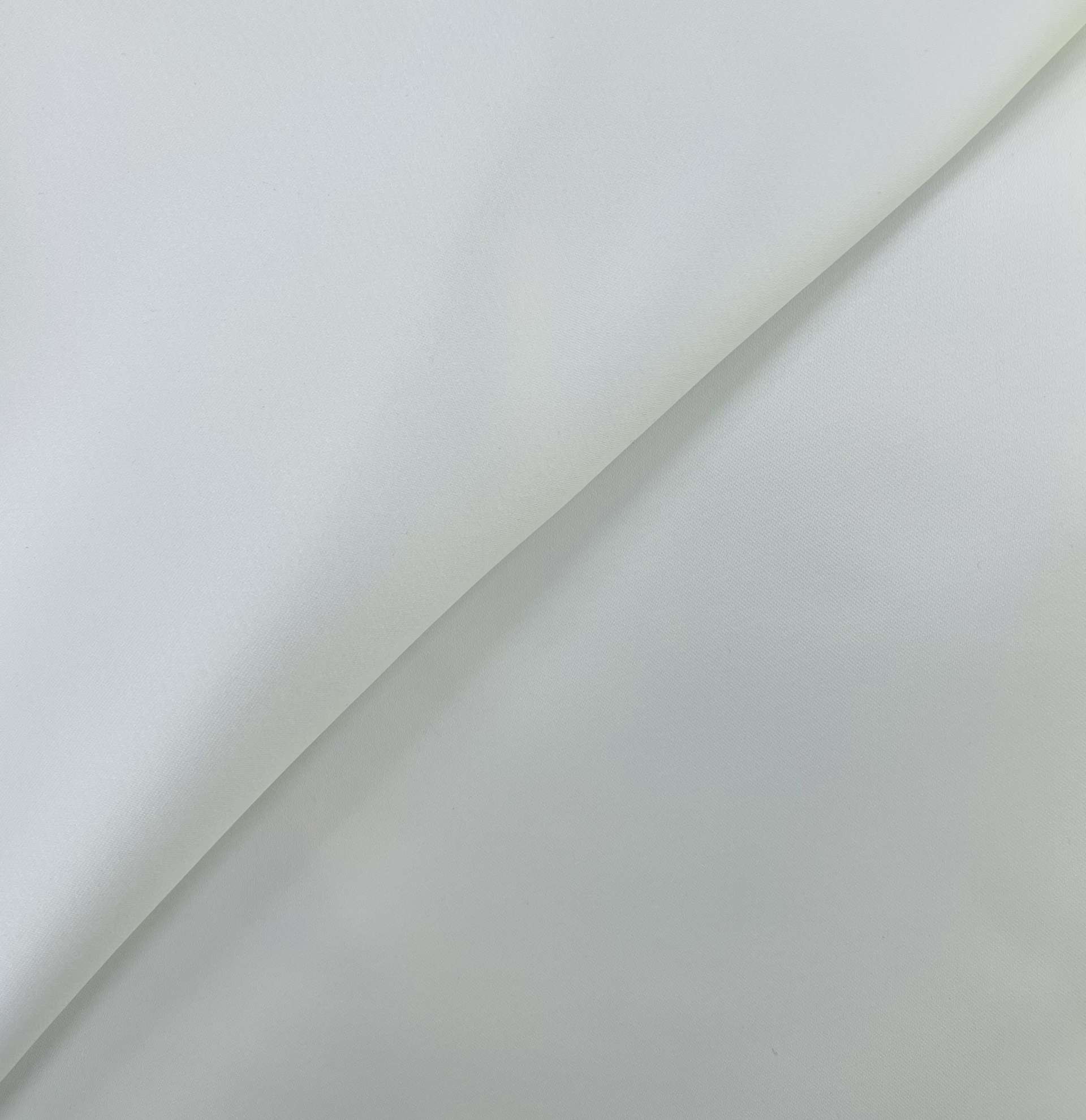 Polyester Double Face Satin In White