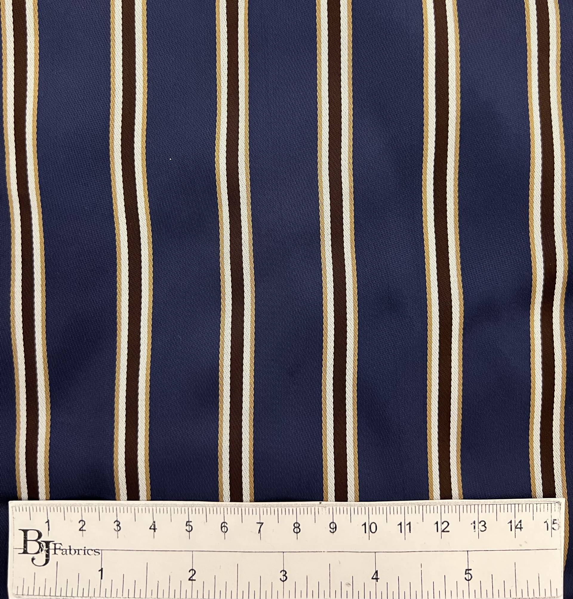 Heavy Viscose Twill Stripe