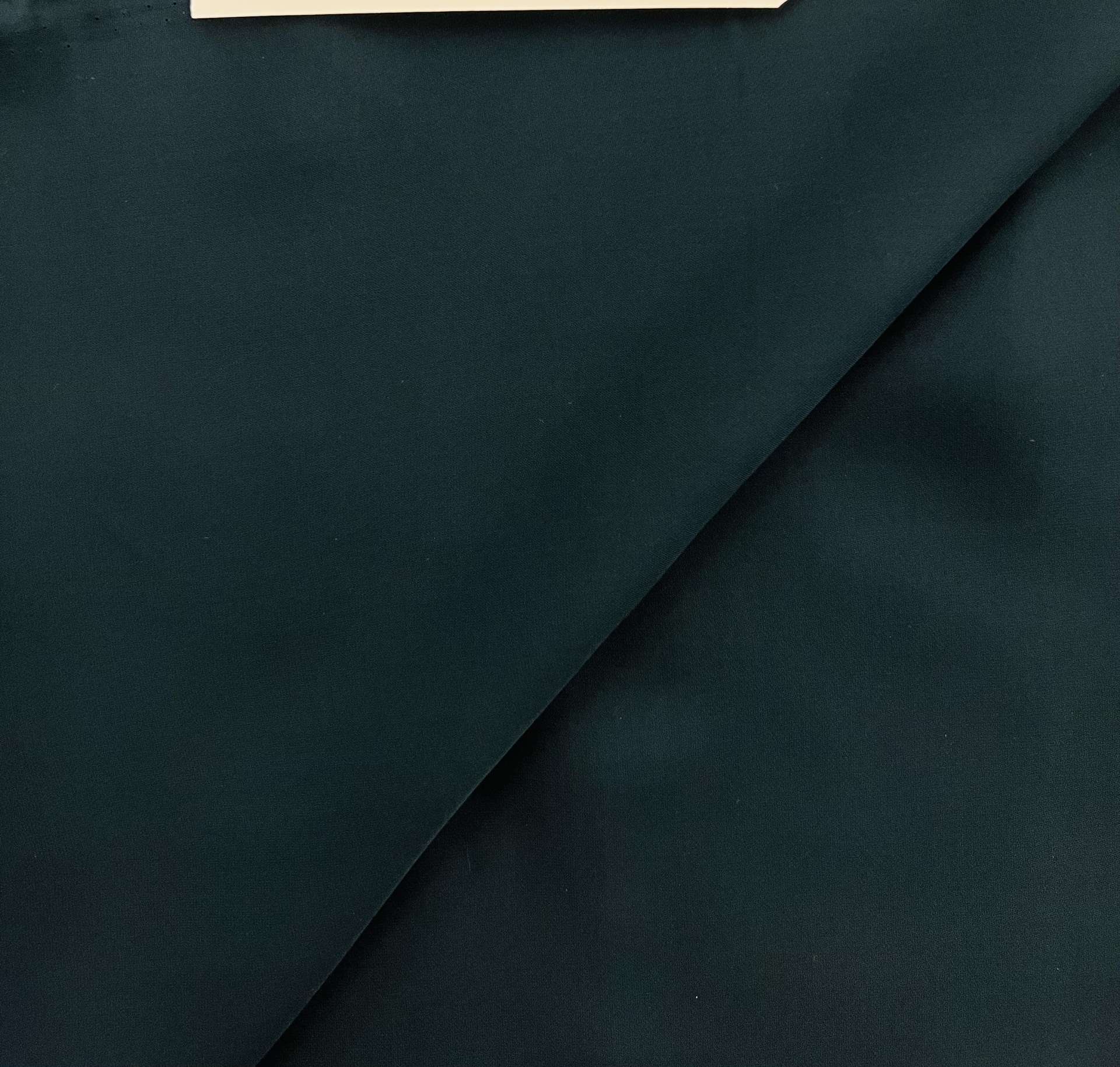 Silk Double Georgette In Bottle Green