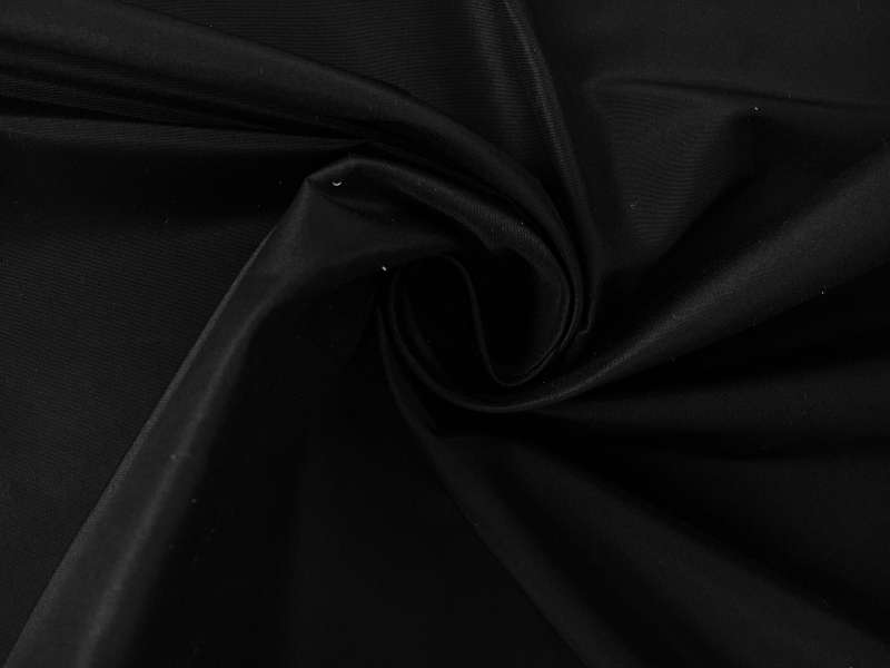 Pure Silk Taffeta in Black