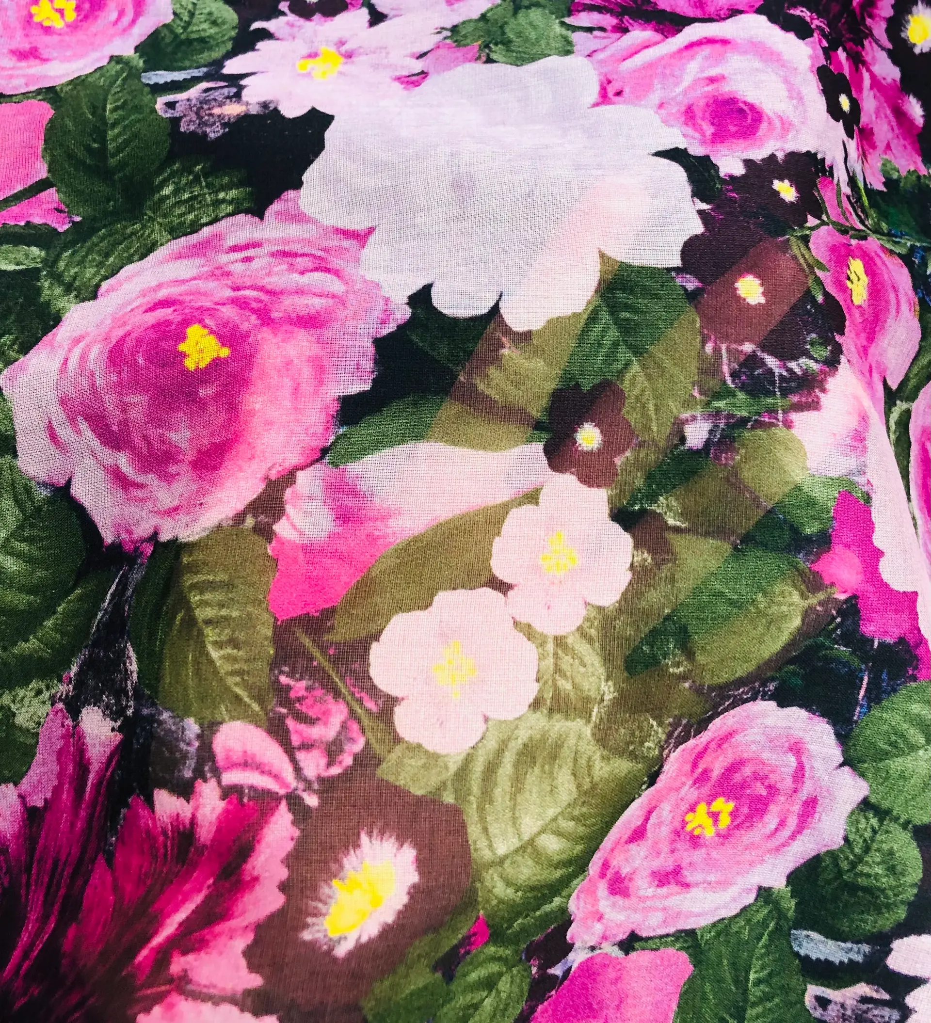 100% Cotton Voile Print